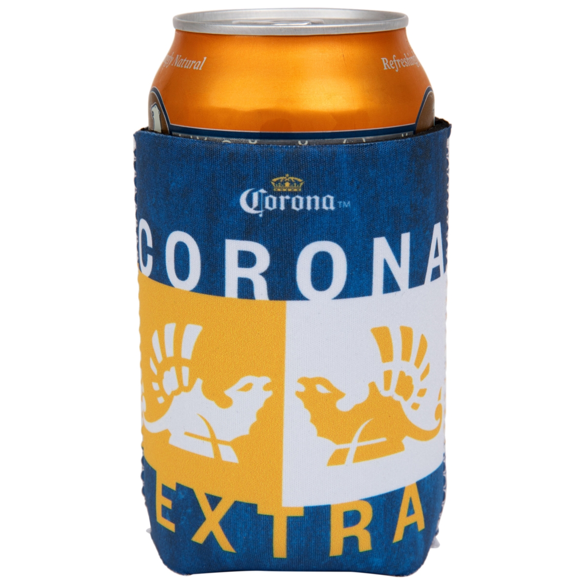 Picture of Corona Extra 834644 12 oz Corona Extra Griffin Logo Bottle & Can Holder