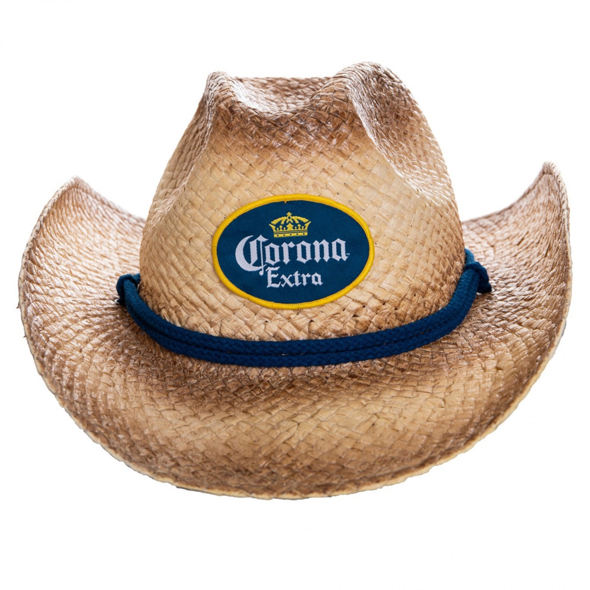 Picture of Corona Extra 837282 Corona Extra Crown Logo Straw Cowboy Hat