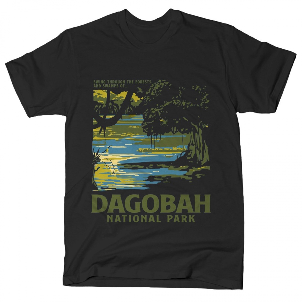 850403-2xlarge  Dagobah National Park T-Shirt - 2XL