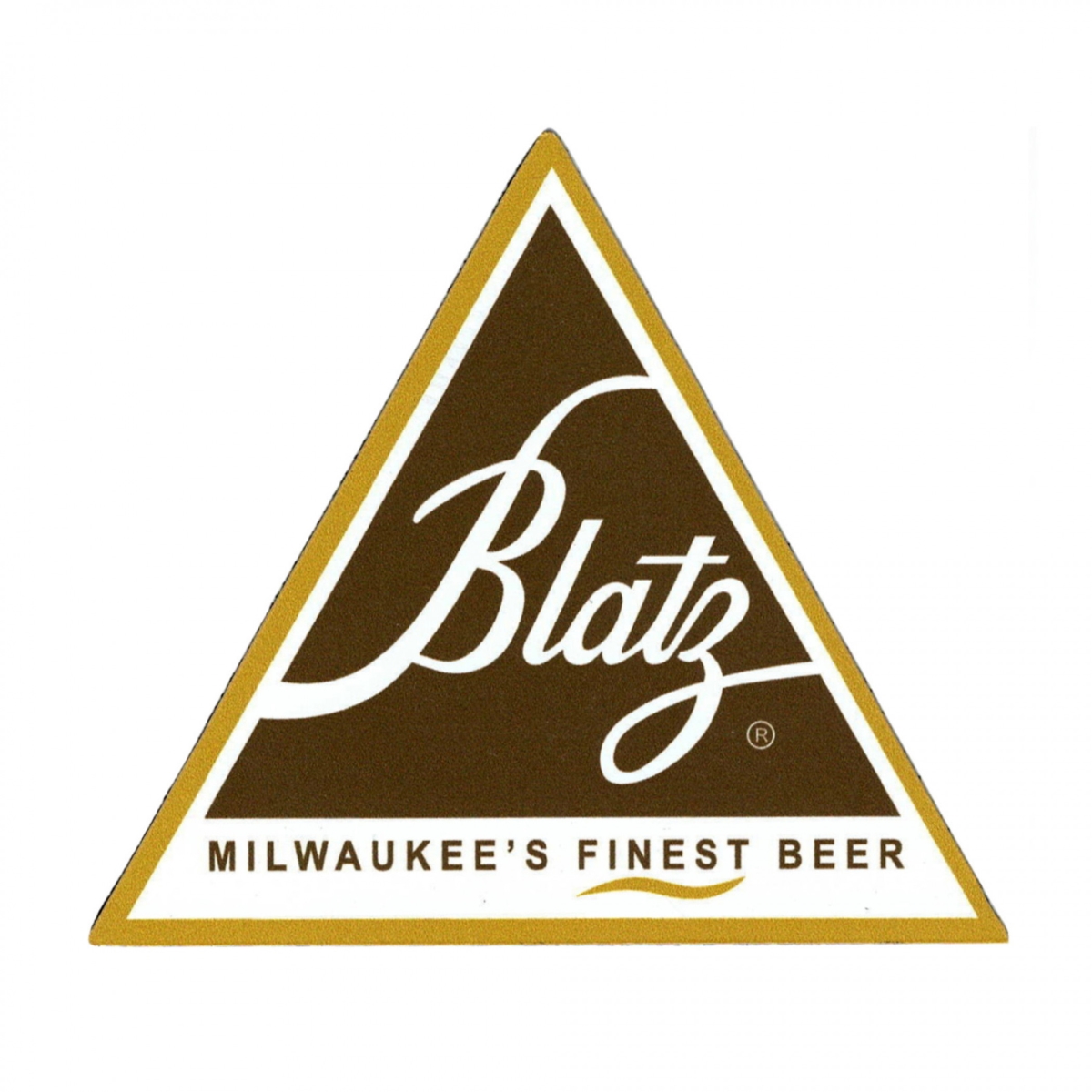 Picture of Blatz 850797 Blatz Logo Triangle Magnet