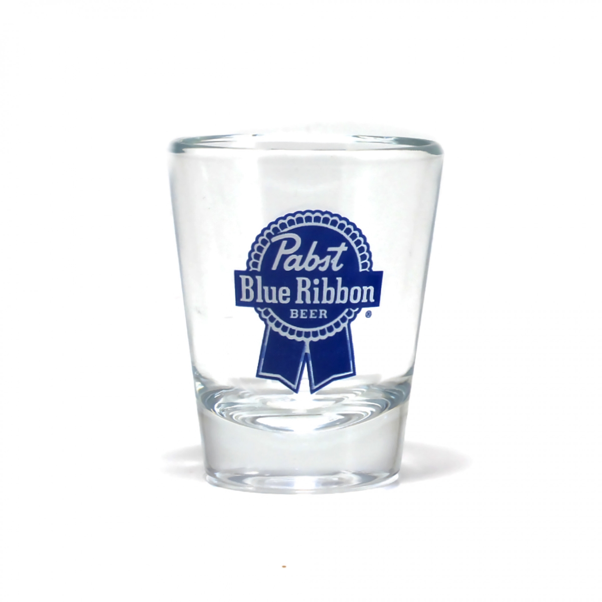 Picture of Pabst Blue Ribbon 850810 Pabst Blue Ribbon Logo Clear Shot Glass