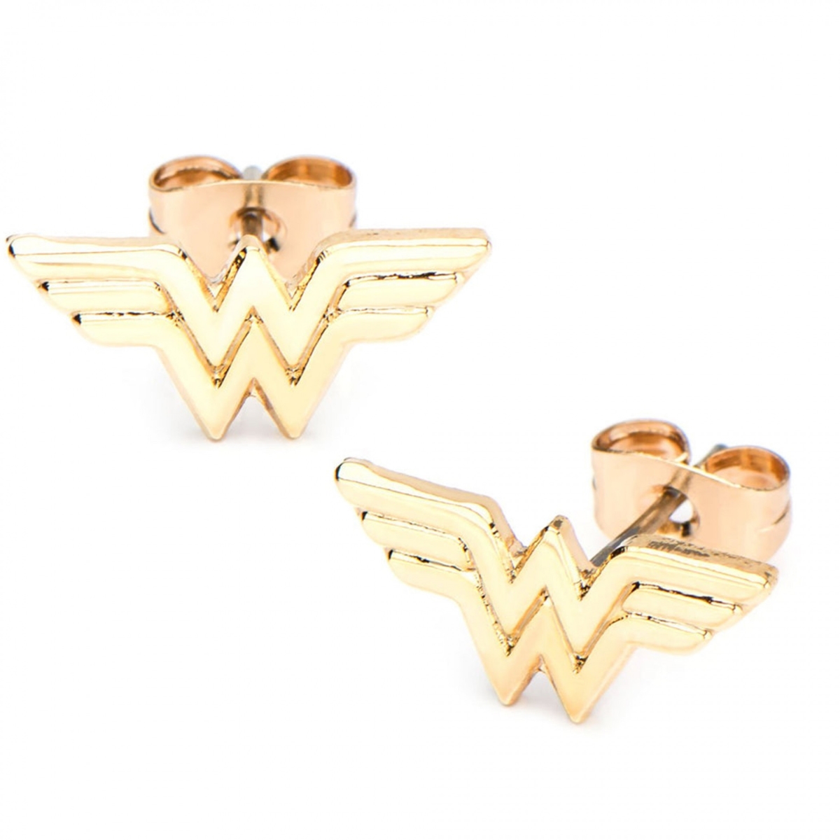 DC Comics  Symbol Stainless Steel Golden Earrings