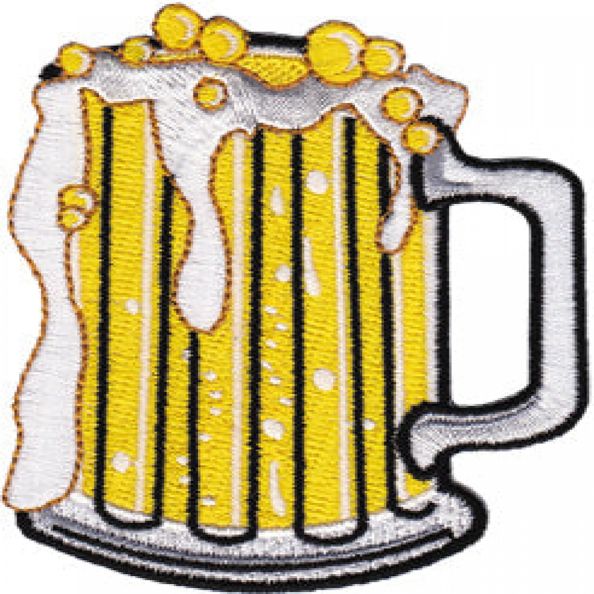 Picture of Drinking 850496 3 x 3.2 in. Mug of Beer Patch