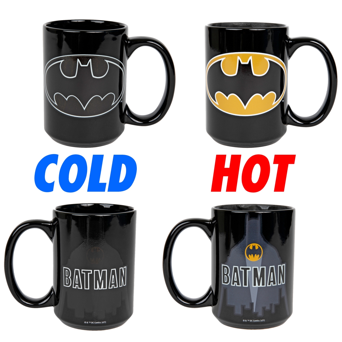 Picture of Batman 838118 DC Comics Batman Classic Bat Symbol Color Change Mug