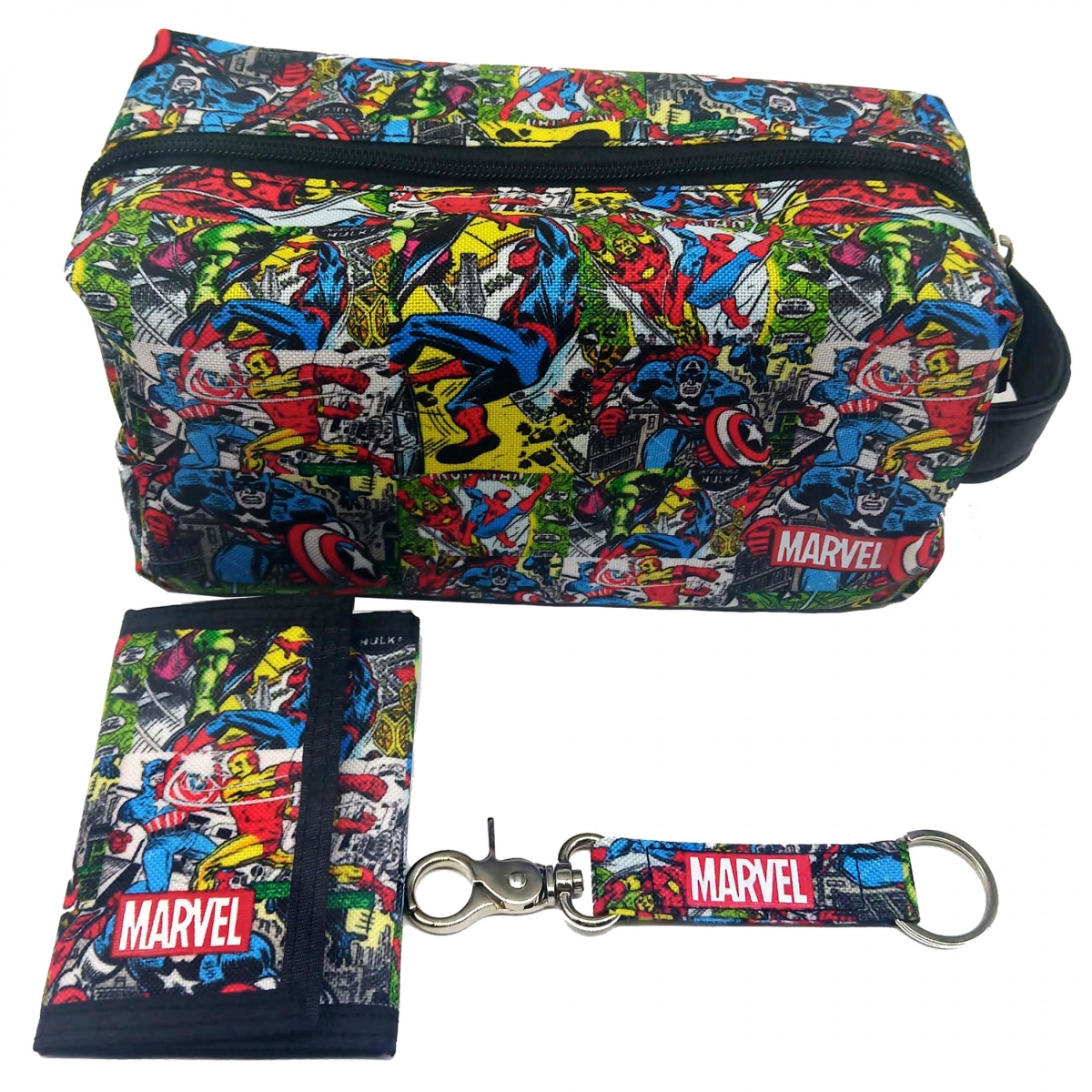 Picture of Avengers 850791 Marvel Avengers Classic Comic Art Grooming Bag Set - 3 Piece