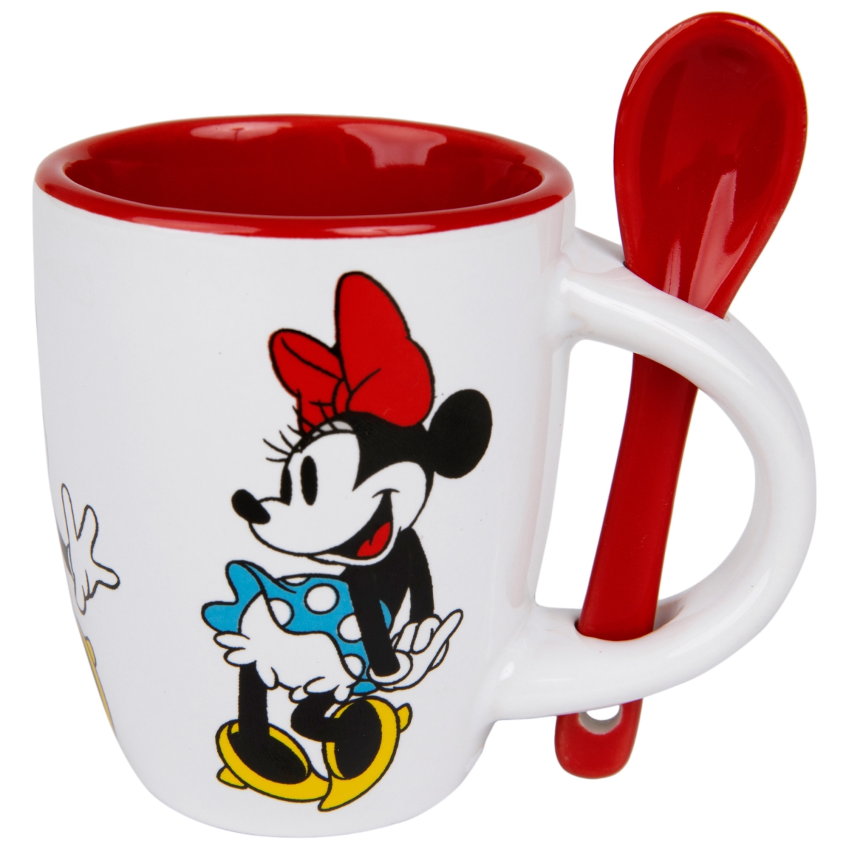 Picture of Minnie Mouse 847131 Disney Minnie Mouse Classic Poses Ceramic Espresso Mug with Spoon