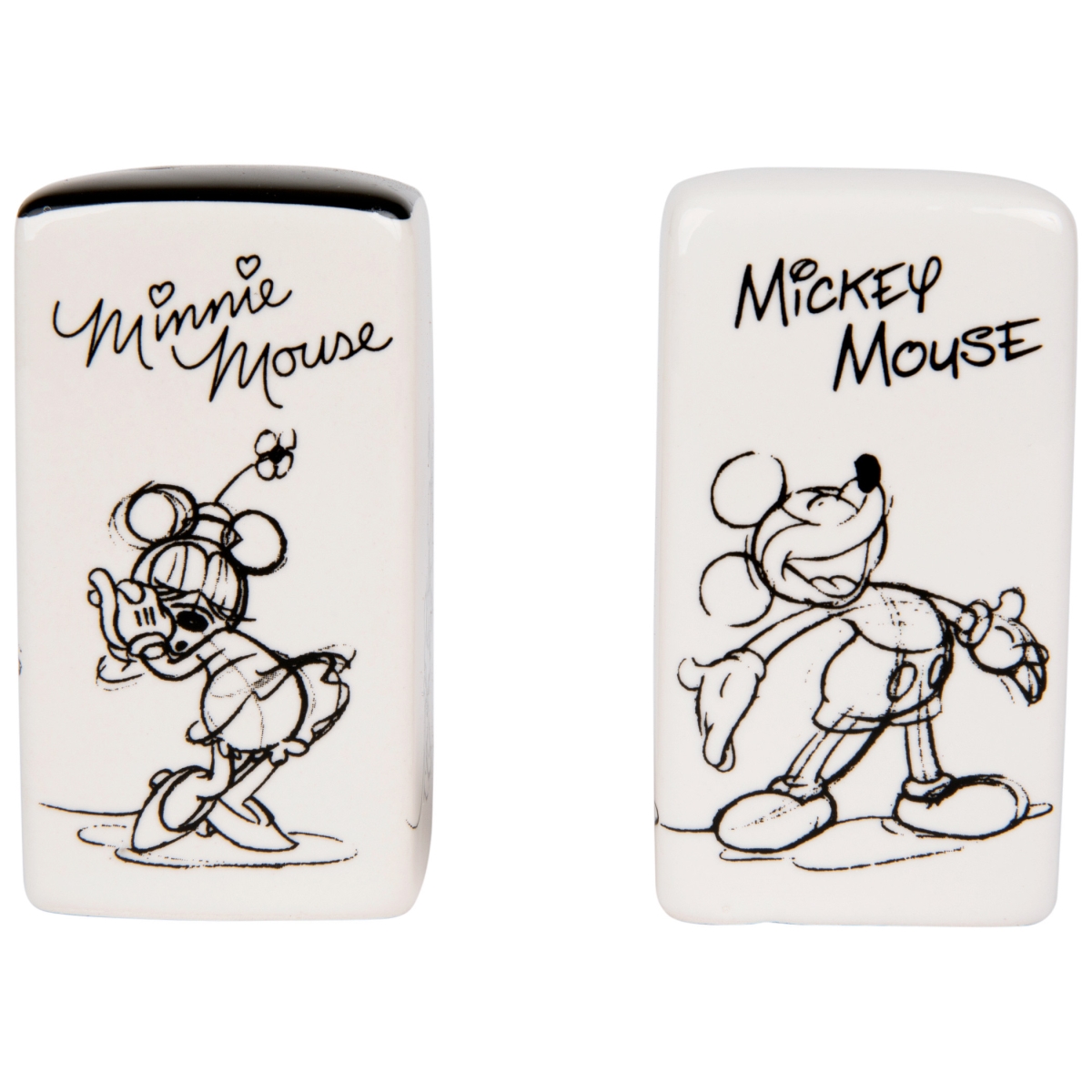 Picture of Mickey Mouse 847150 Disney Mickey & Minnie Mouse Rectangular Salt & Pepper Shakers