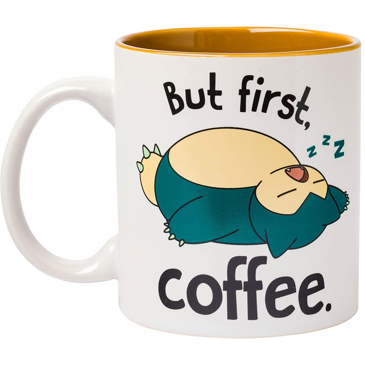 Picture of Pokemon 849512 20 oz Pokemon Snorlax But First Coffee Ceramic Mug