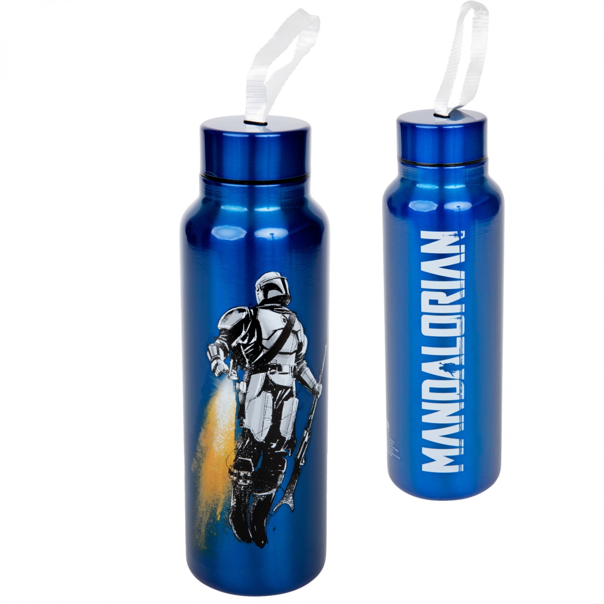 Picture of Star Wars 847904 27 oz Star Wars the Mandalorian Blast Off Stainless Steel Water Bottle