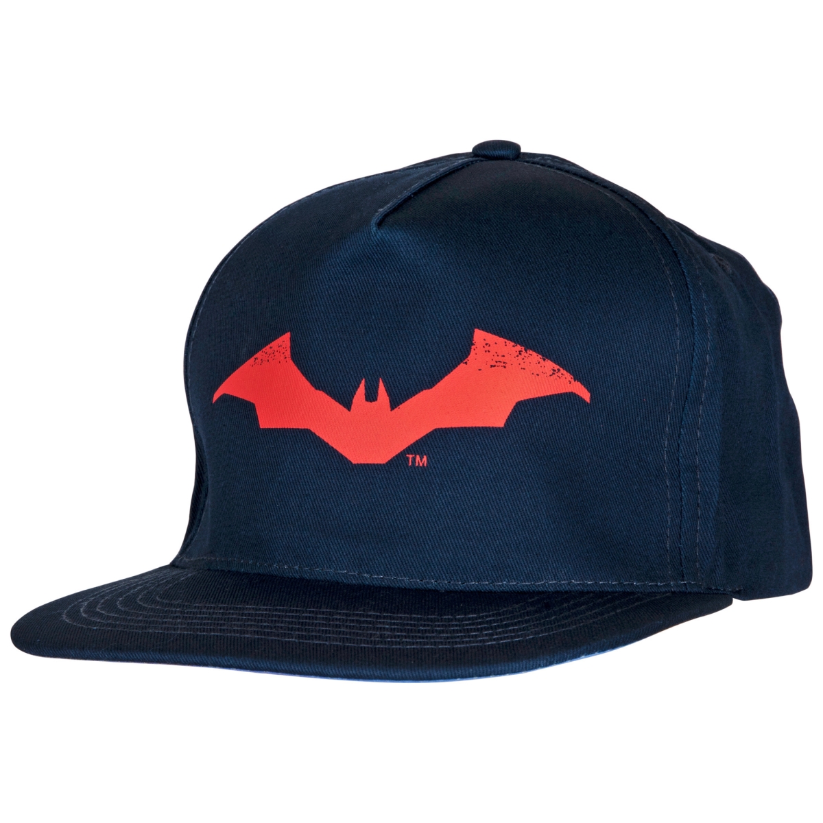 Picture of Batman 837960 DC Comics the Batman Sketched Logo & Font Embroidery Flat Bill Hat
