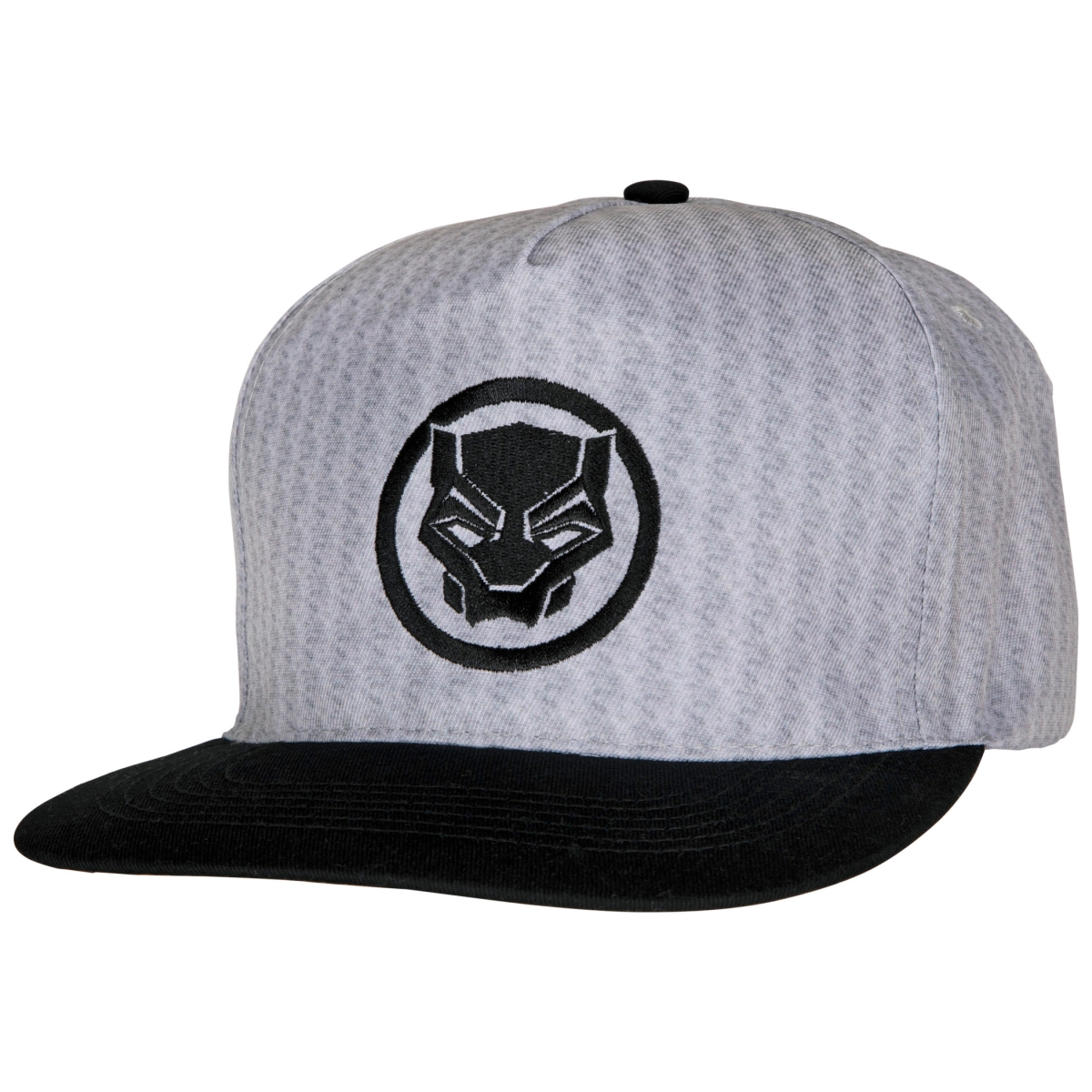 Picture of Black Panther 837956 Marvel Comics Black Panther Embroidery Symbol Reflective Flat Bill Hat