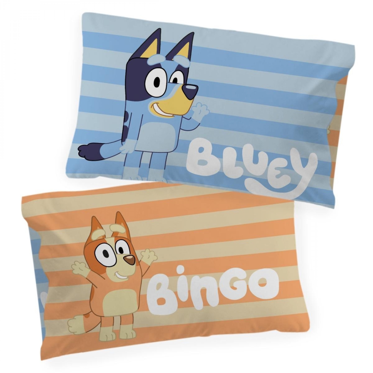 849535 Bingo Double Sided Pillow Case, Blue & Yellow