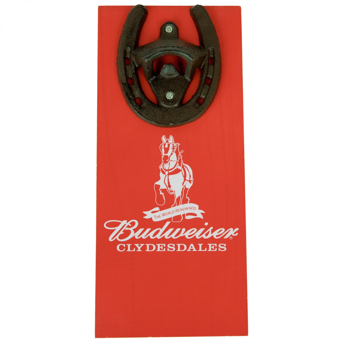 851538 Clydesdales Horseshoe Bottle Opener -  Budweiser
