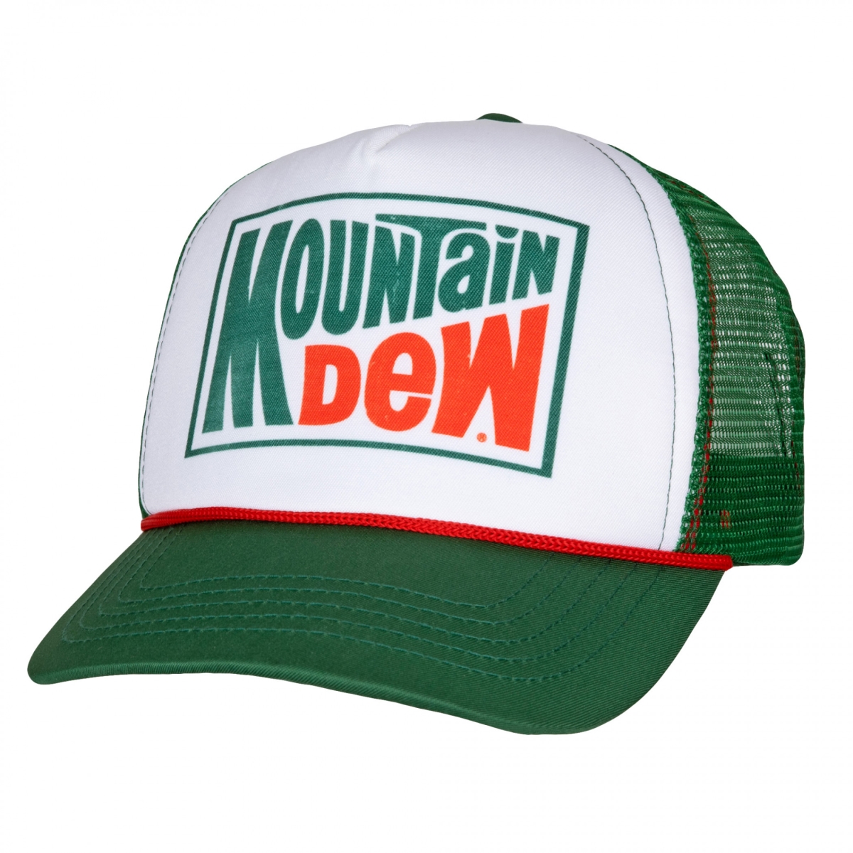 Classic Colors Trucker Hat, Green & White