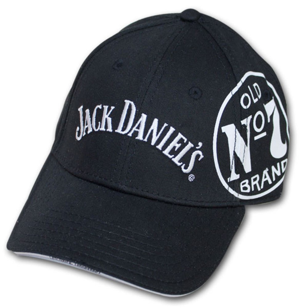 Old No.7 Side Logo Adjustable Hat, Black