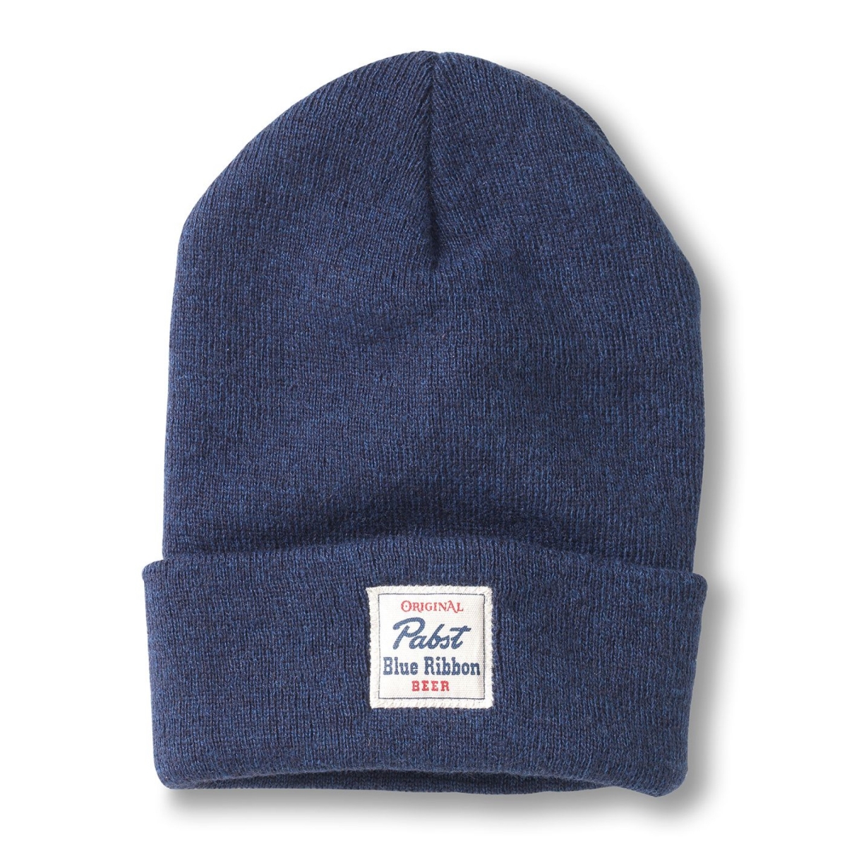 845849 Blue Ribbon Beer Patch Terrain Knit Cuff Beanie Hat -  Pabst Blue Ribbon
