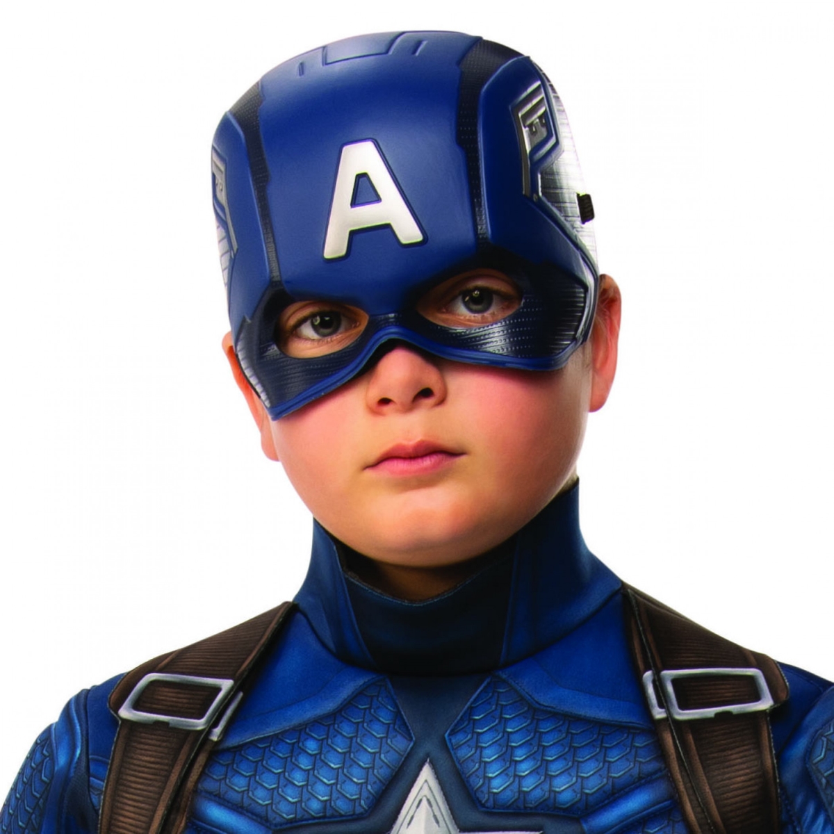 Picture of Captain America 806383 Captain America Youth Costume Half Mask