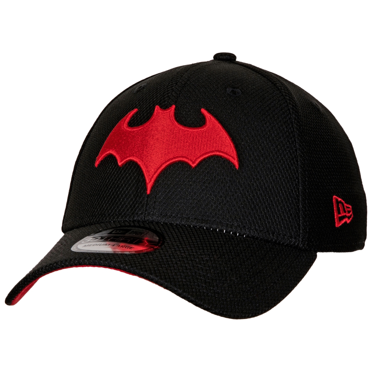 Picture of Batman 857039-medium-la Batman Battle for the Cowl Symbol 39Thirty Fitted Hat - Medium & Large