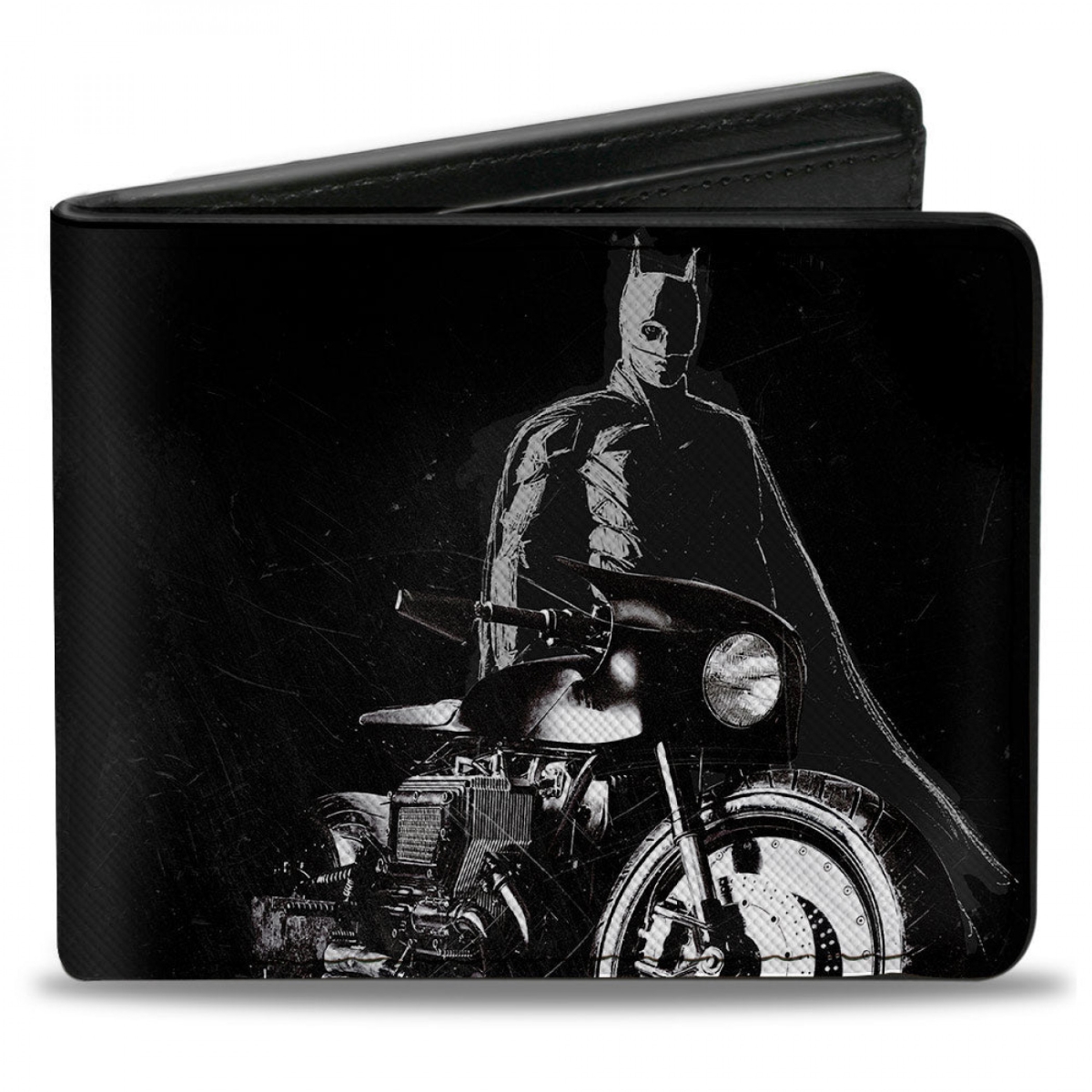 Picture of Batman 857090 The Batman & Batcycle Silhouette Pose Bi-Fold Wallet