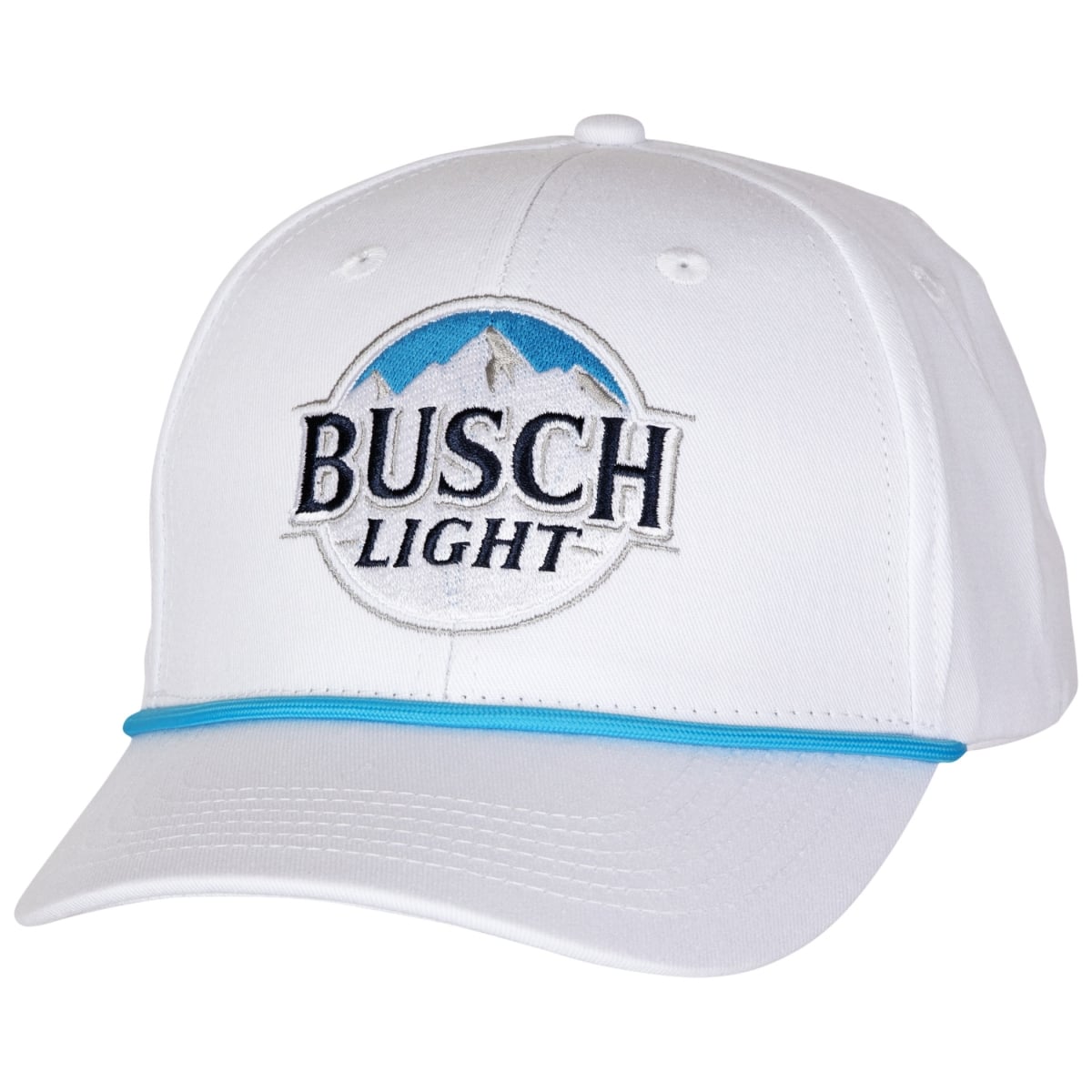 Light Snapback Hat, White