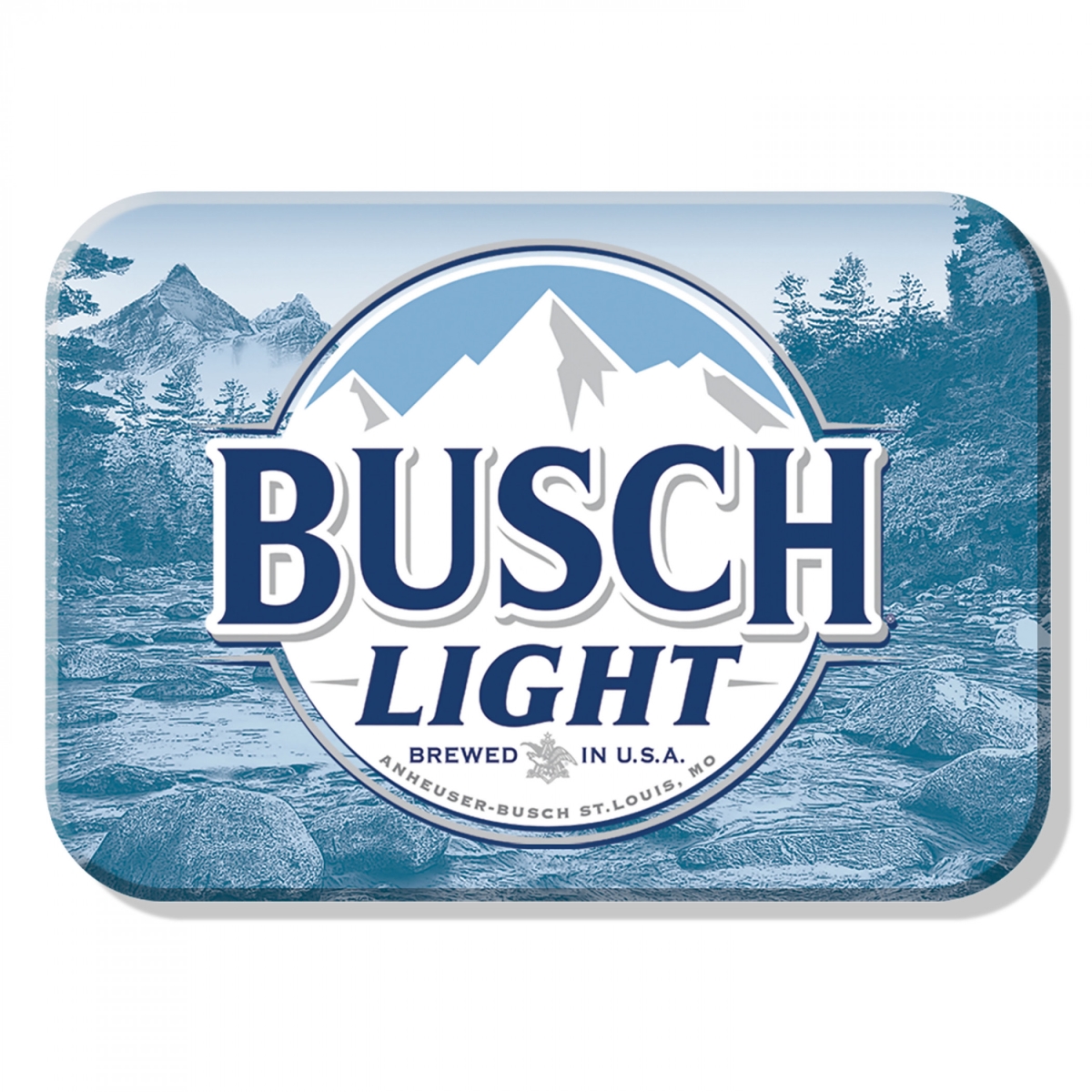 Picture of Busch 858347 Busch Light Cool Mountains Tin Magnet