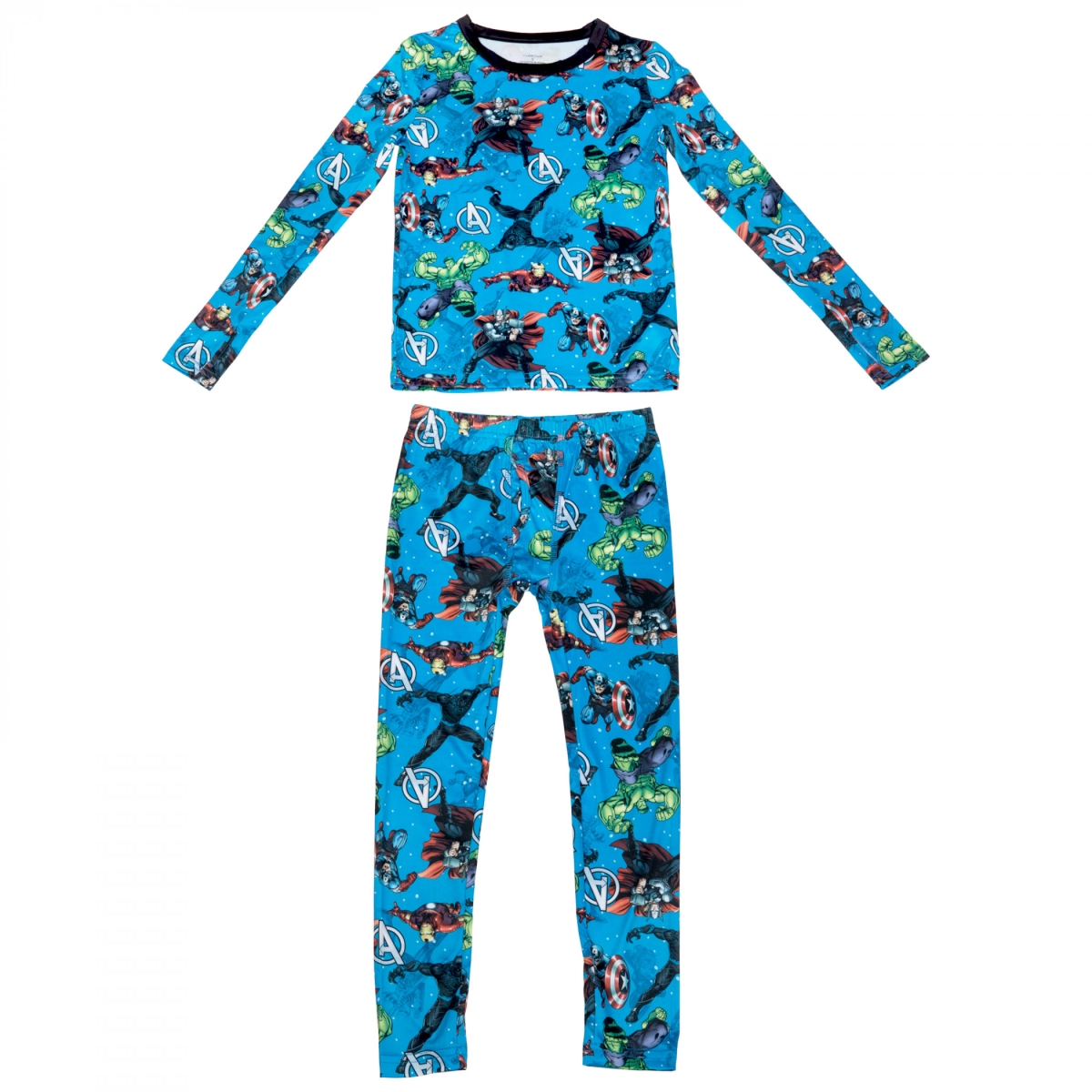 Picture of Avengers 846000-ge-11-12 Marvel Comics the Avengers Mightiest Heroes Boys Pajama Set - Large - 11-12 - 2 Piece