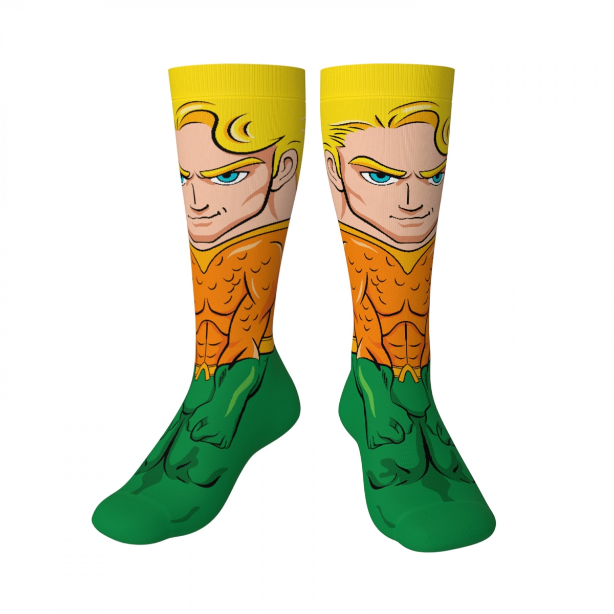 Picture of Aquaman 857736 Aquaman Crossover Crew Socks