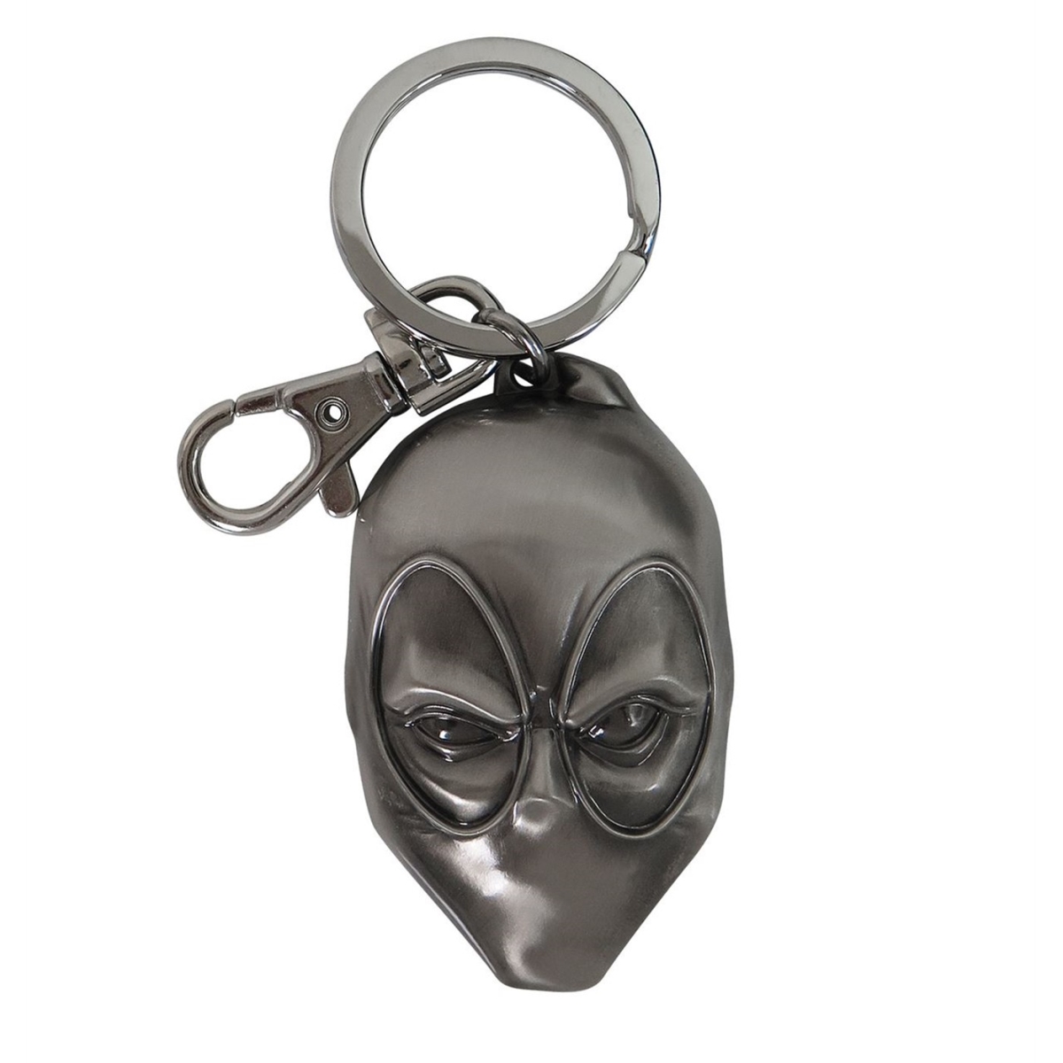 Mask Pewter Keychain