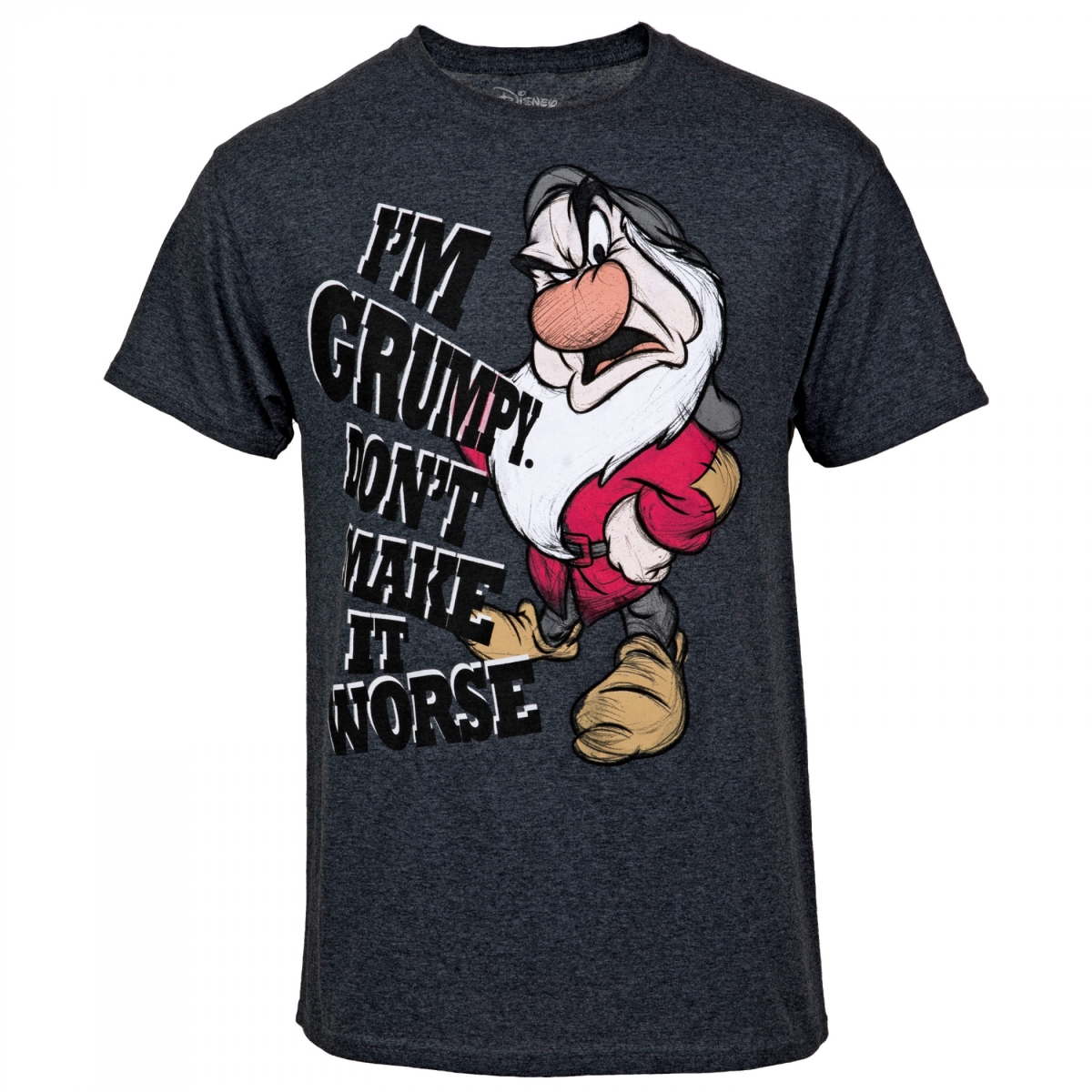 855364-xlarge Im Grumpy Dont Make It Worse Men T-Shirt, Grey - Extra Large
