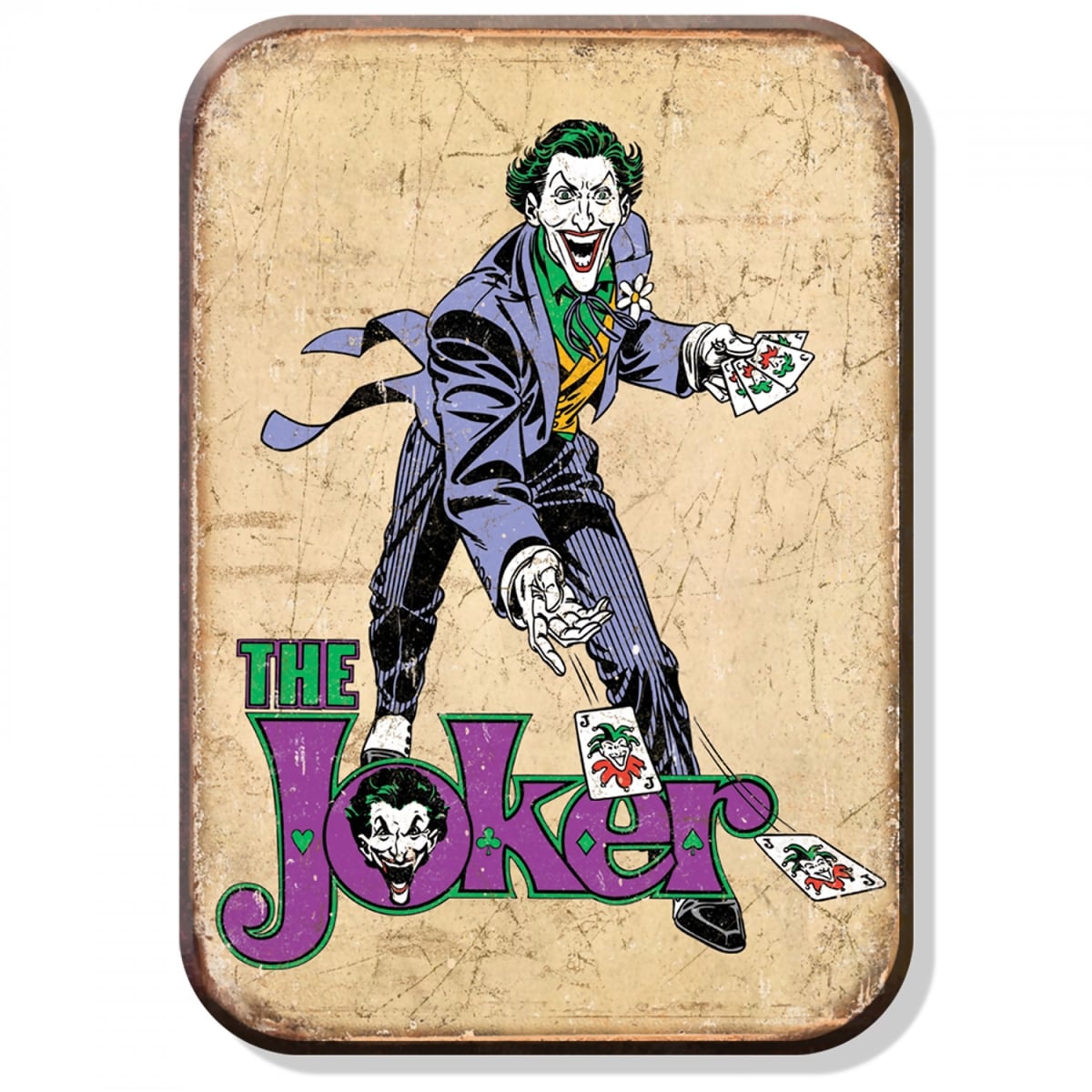 858346 The  Retro Comic Art Tin Magnet