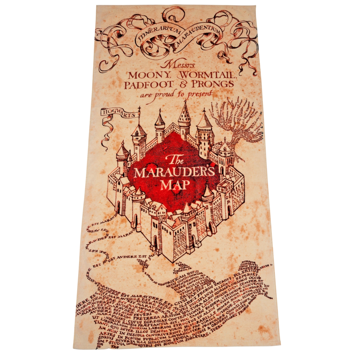 855497  Marauders Map Beach Towel