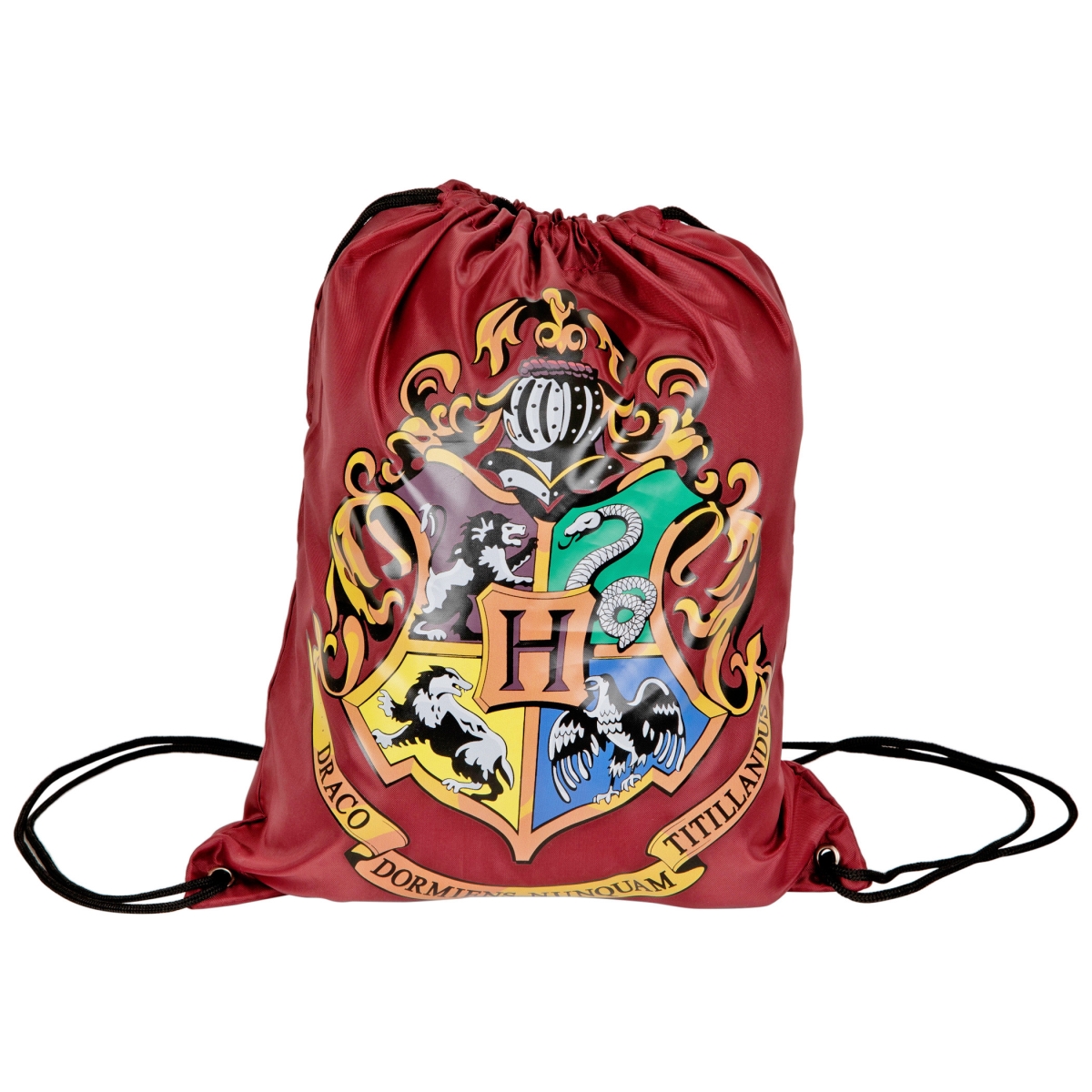 Hogwarts Crest Drawstring Tote Bag