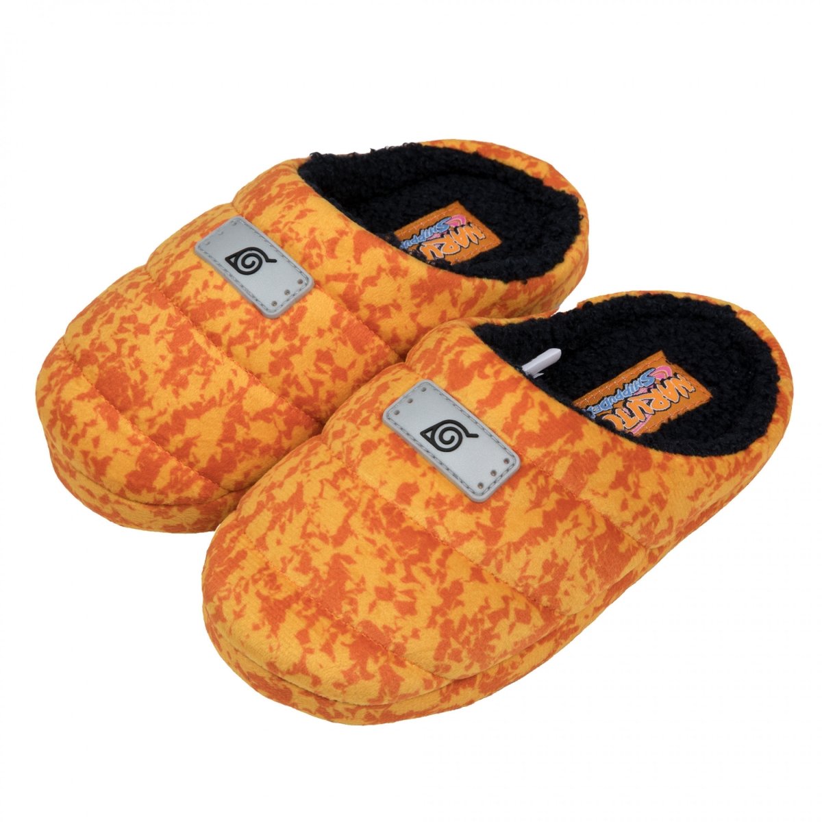 849039-size1  Leaf Village Emblem Headband Style Youth Slippers - Size 1 -  Naruto