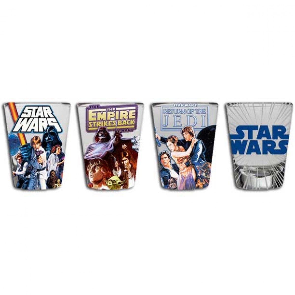 Picture of Star Wars 826139 Star Wars Original Trilogy Shot Glass Set