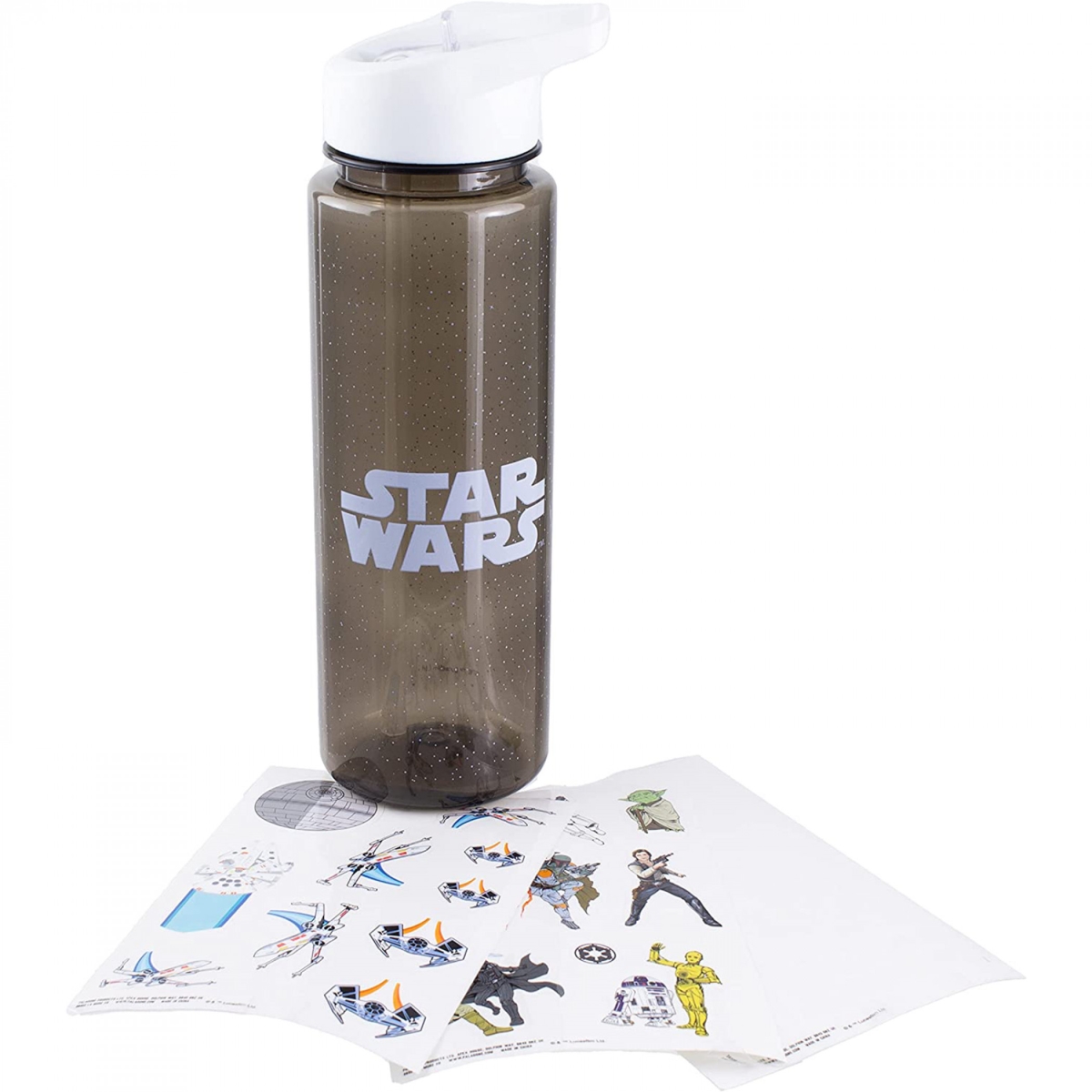 Picture of Star Wars 847914 22 oz Star Wars Customizable Water Bottle with Stickers