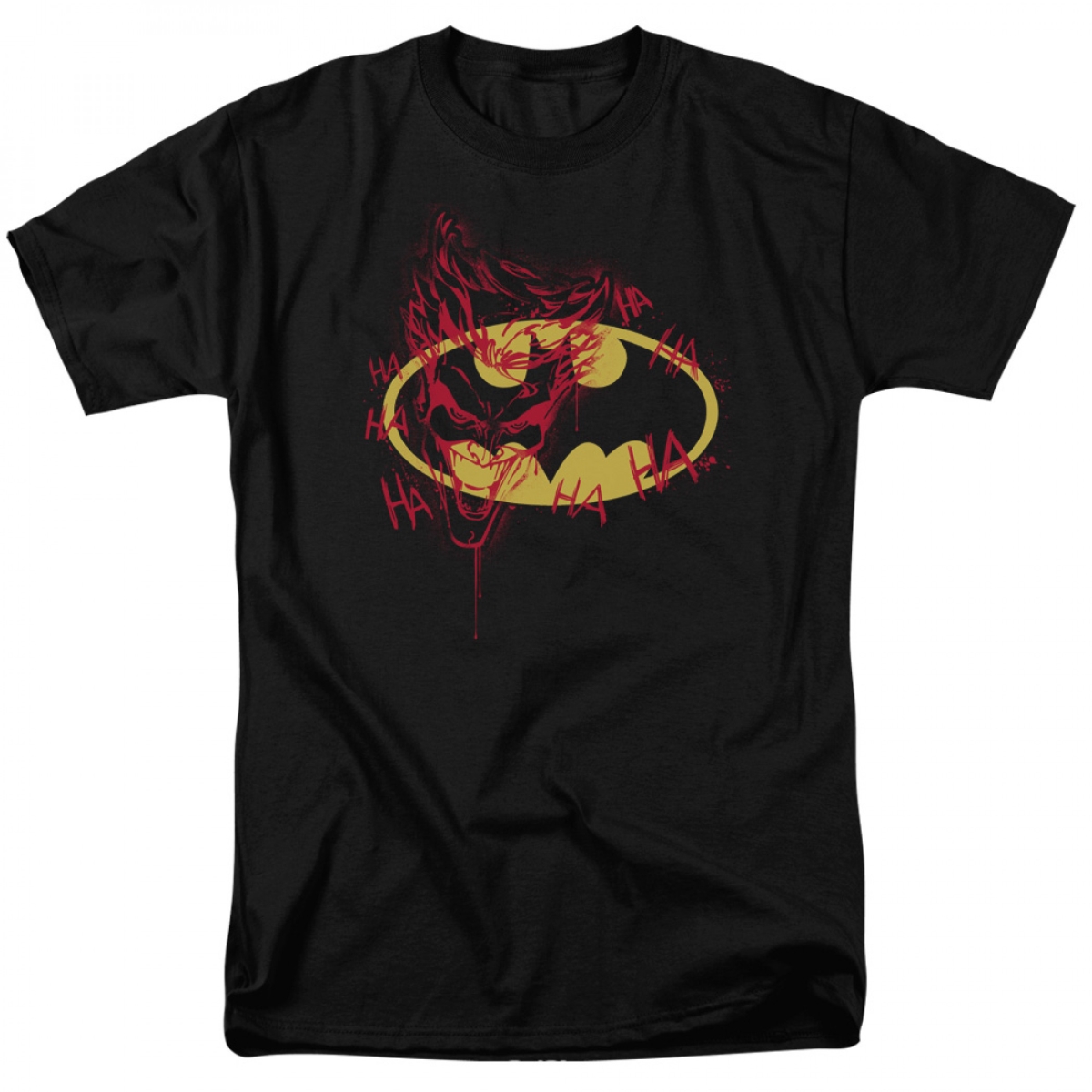 Logo Joker Graffiti T-Shirt - Black - 4XL