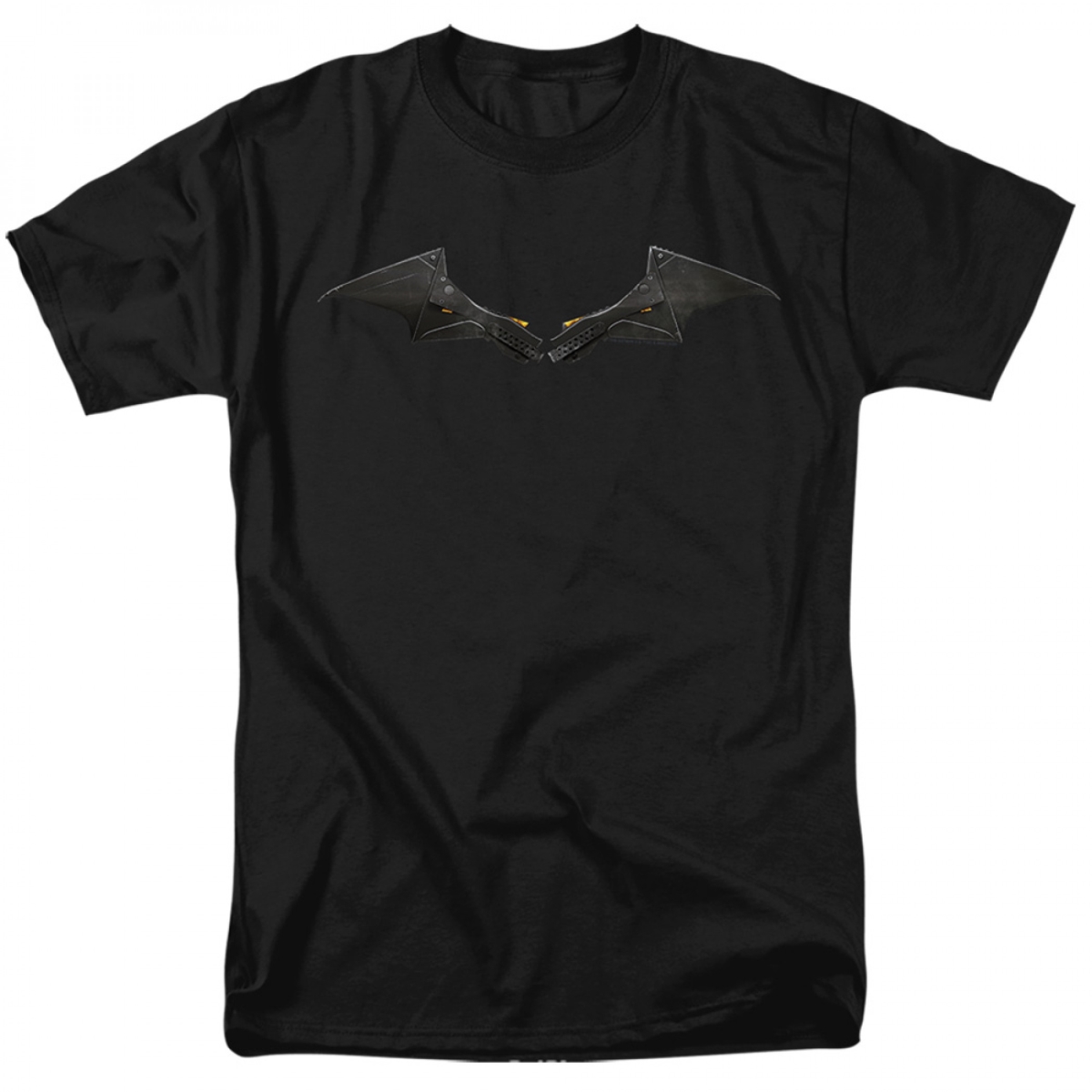Robert Pattinson Chest Armor Logo T-Shirt - Black - Small