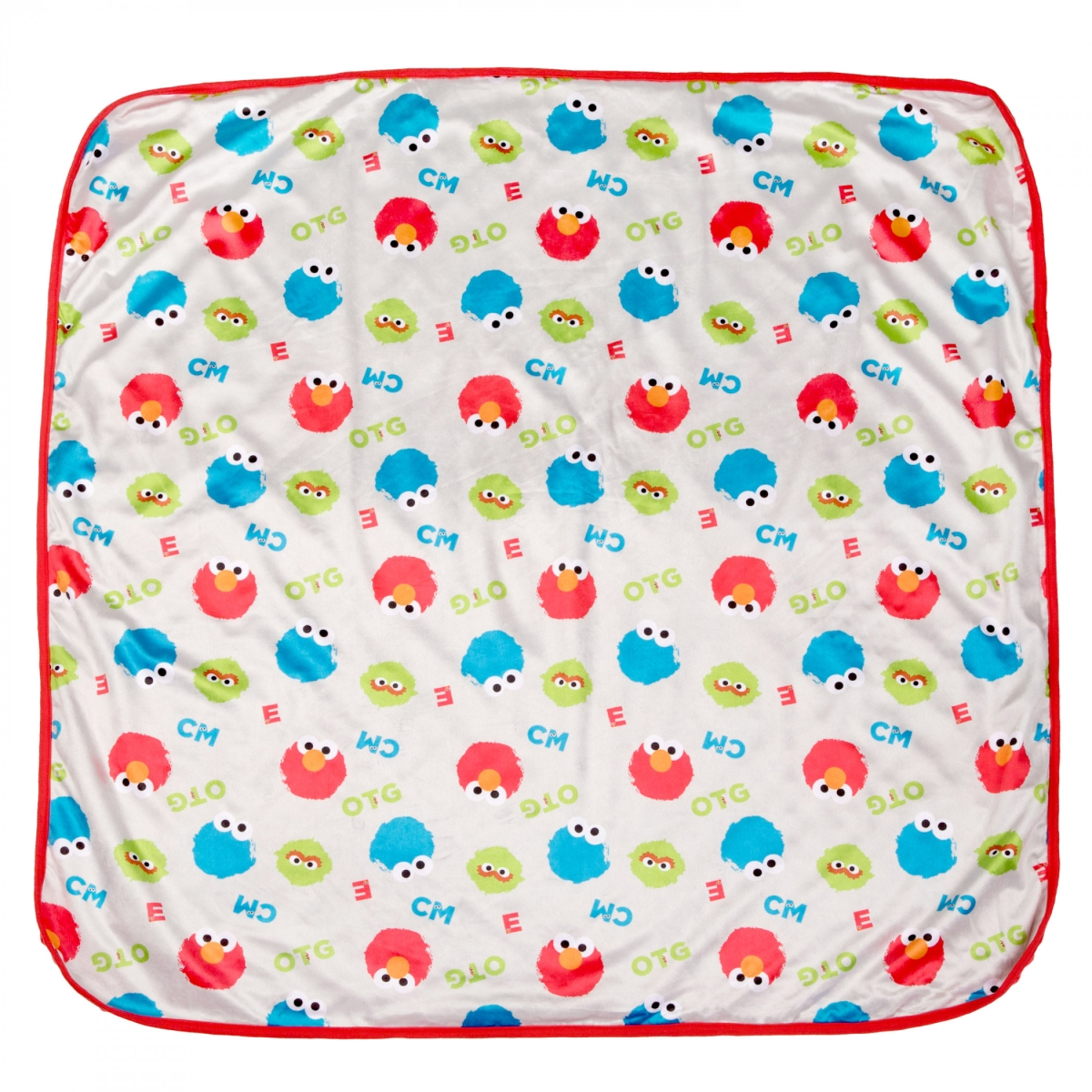 Picture of Sesame Street 850104 35 x 35 in. Characters Plush Infant Blanket