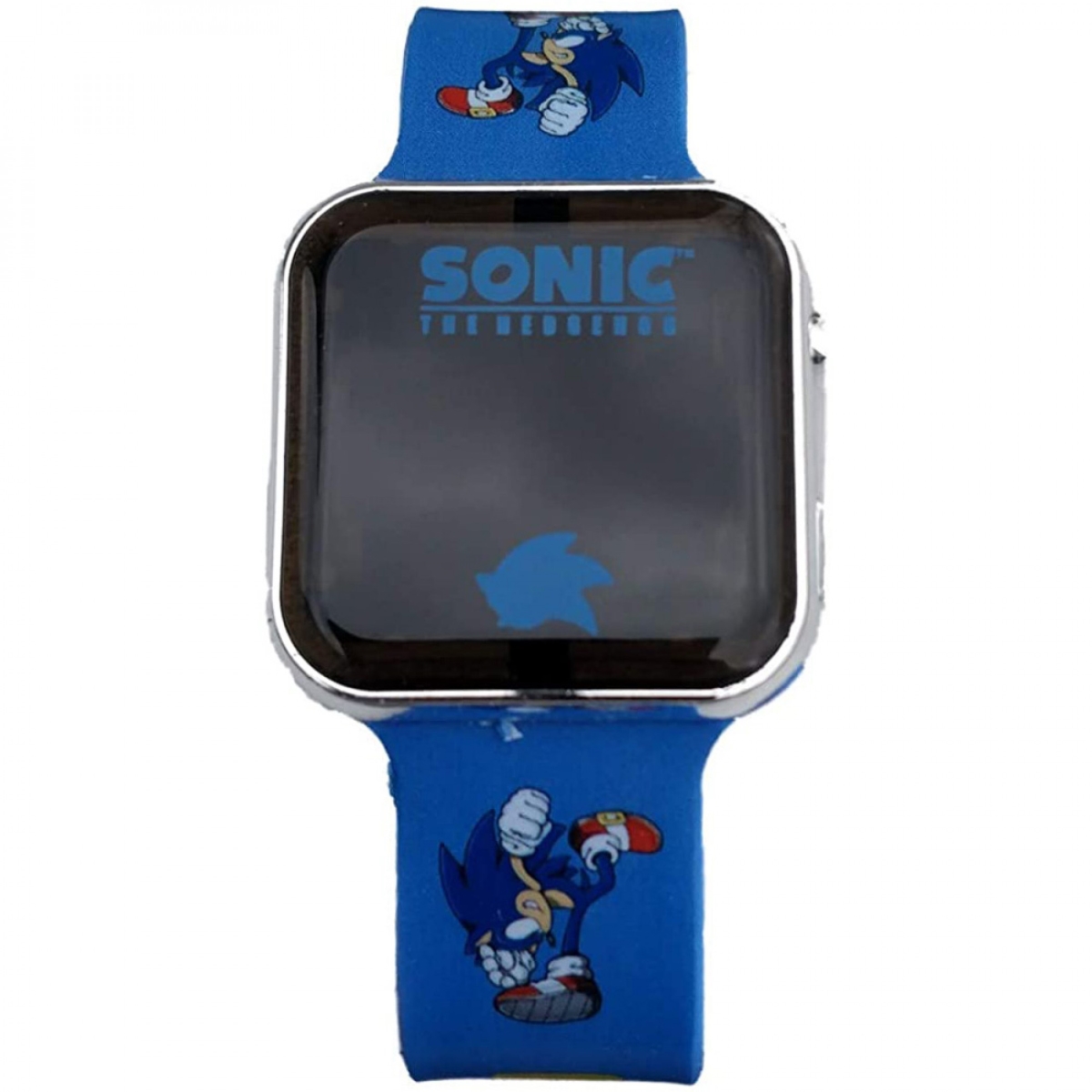 Picture of Sonic 846711 The Hedgehog Digital Watch with 16-bit Character Rubber Strap