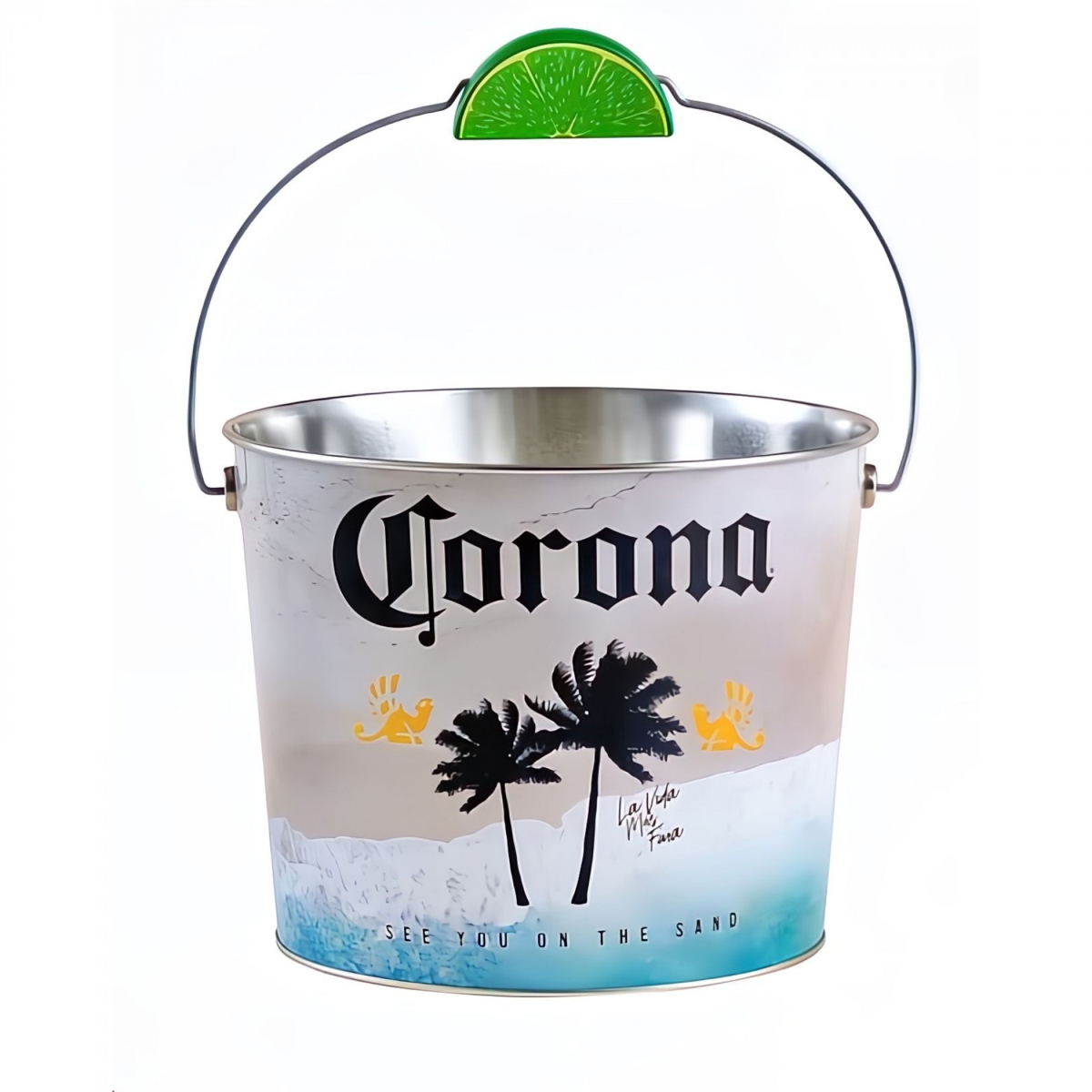 Picture of Corona Extra 860937 Sandy Beach Bucket with Lime Grip & Handle