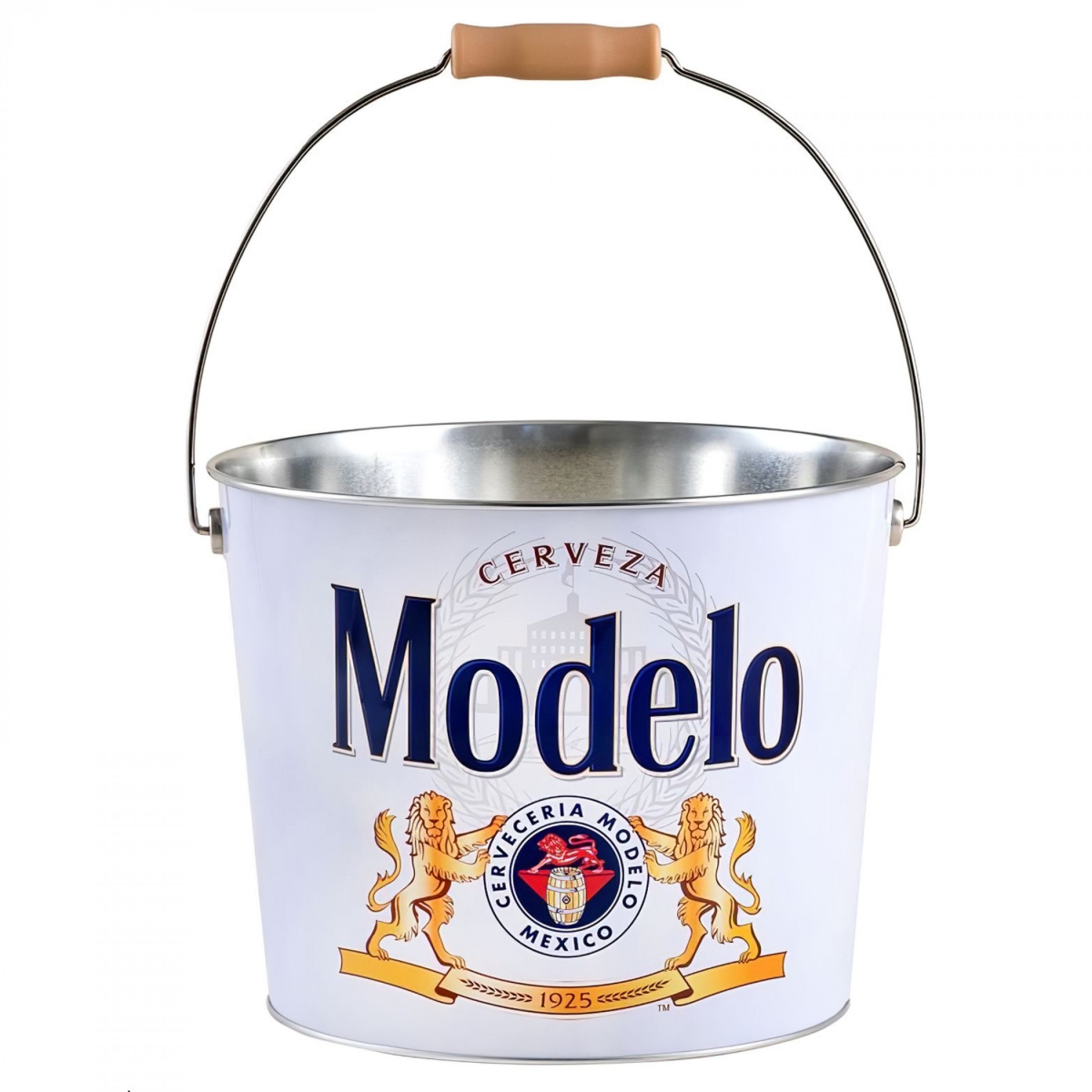 Picture of Modelo Especial 860935 Logo Bucket with Handle, White