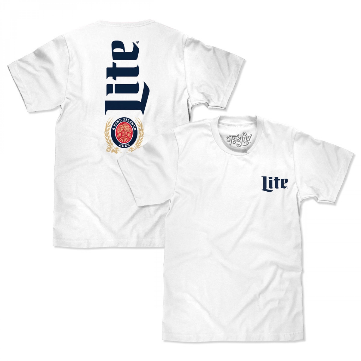864386-medium Logo Front & Back Print T-Shirt, White - Medium