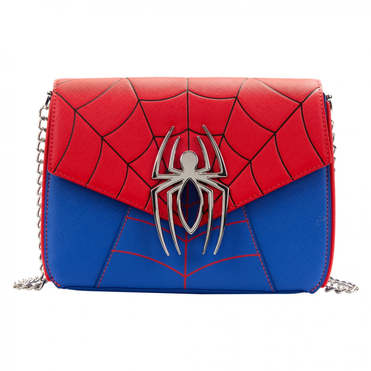 Picture of Spider- man 847681 Marvel Comics Symbol Cosplay Loungefly Crossbody Bag&#44; Multi Color