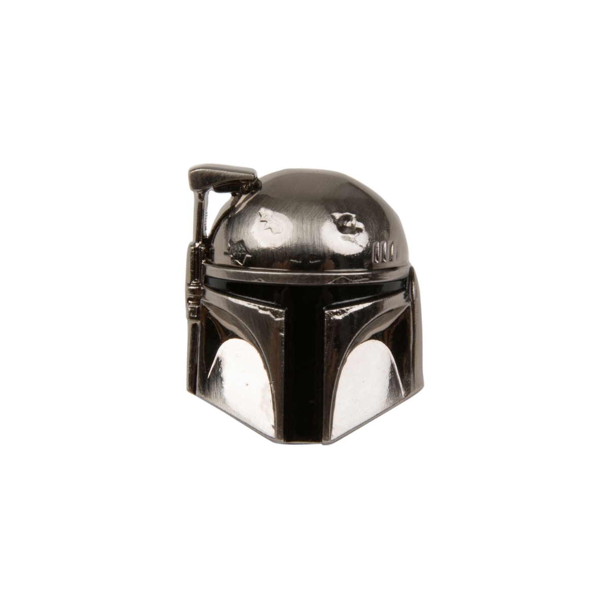 Boba Fett Helmet Pewter Lapel Pin, Silver