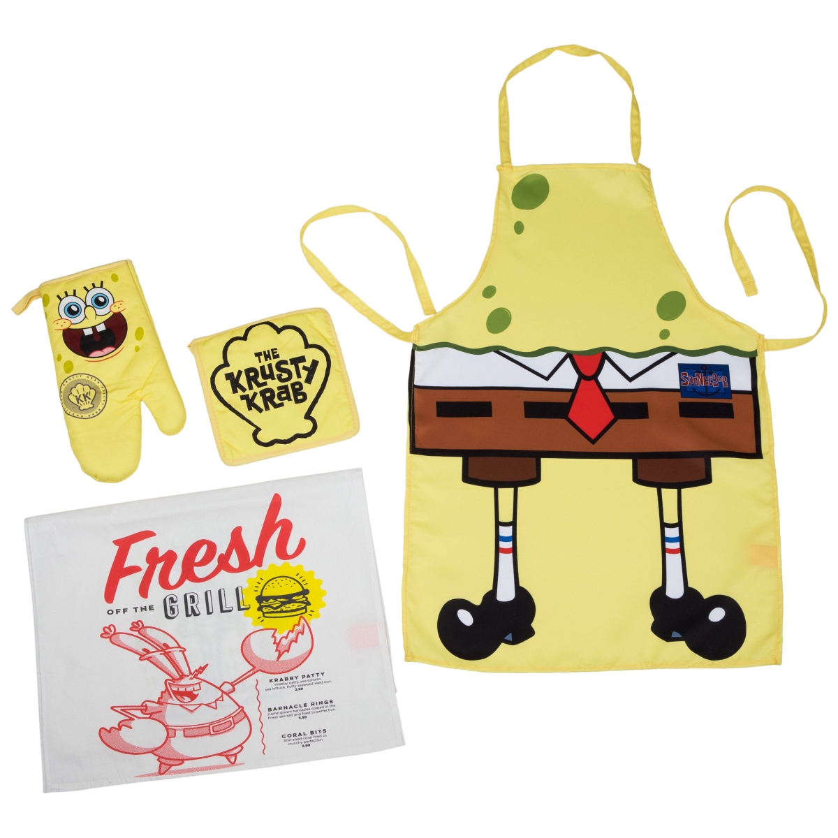 Picture of Spongebob 863793 SquarePants Kitchen Set&#44; Yellow - 4 Piece