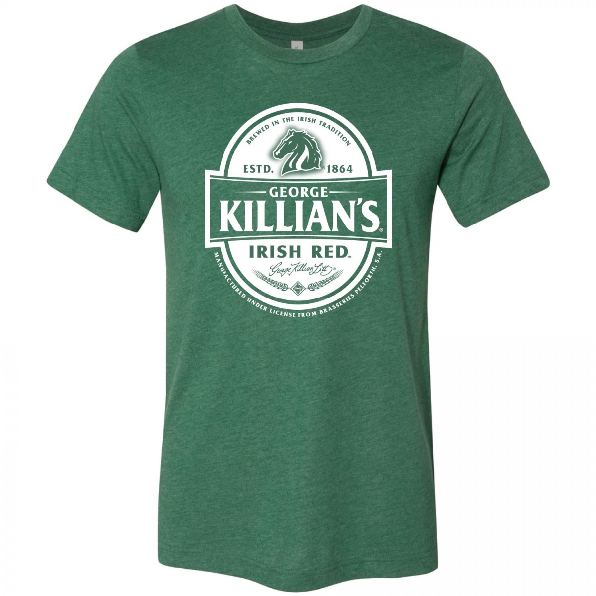 860175-medium Irish Red Label St Patricks T-Shirt for Unisex, Green - Medium