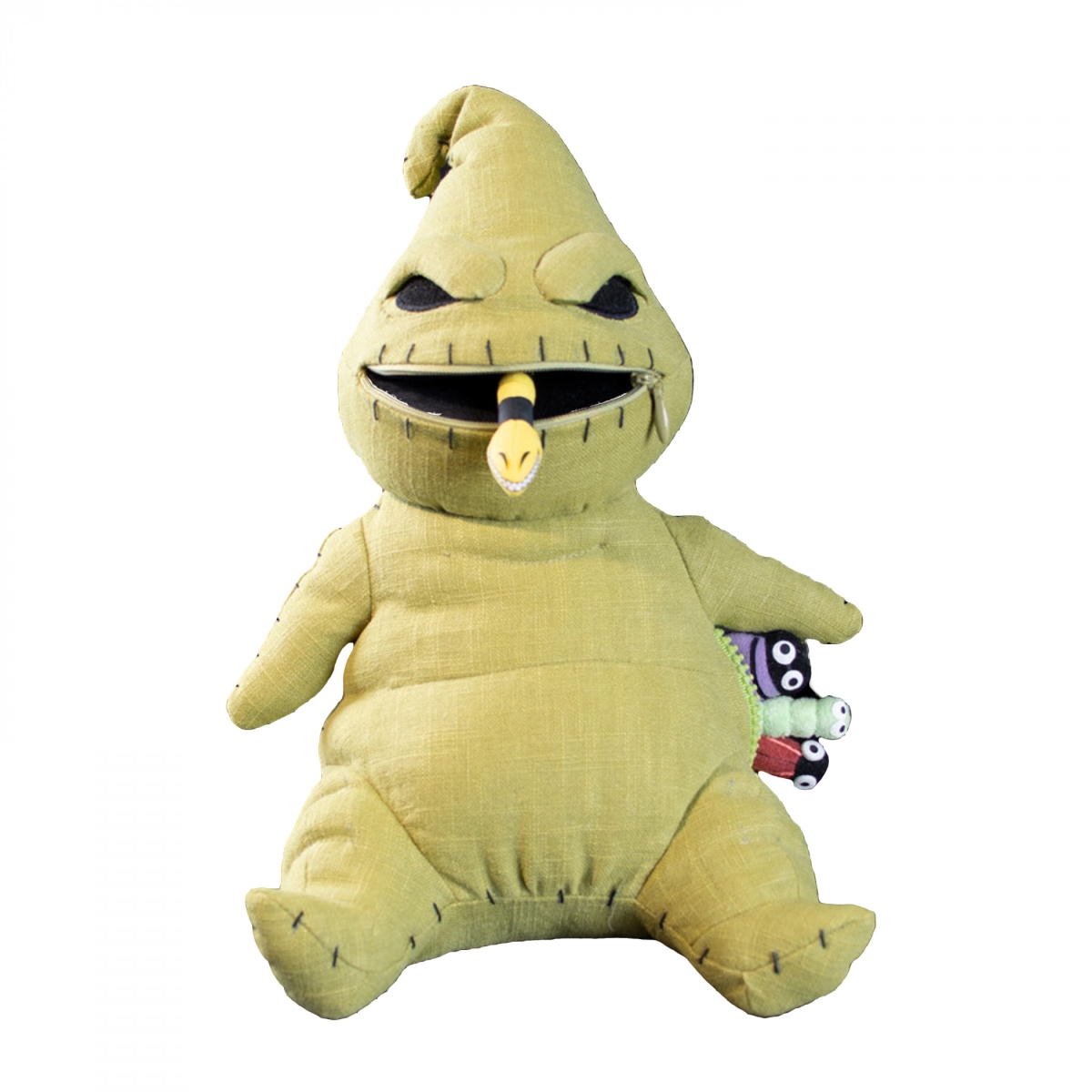 Picture of Nightmare Before Christmas 863677 The Nightmare Before Christmas Oogie Boogie Zippermouth Plush Figurine
