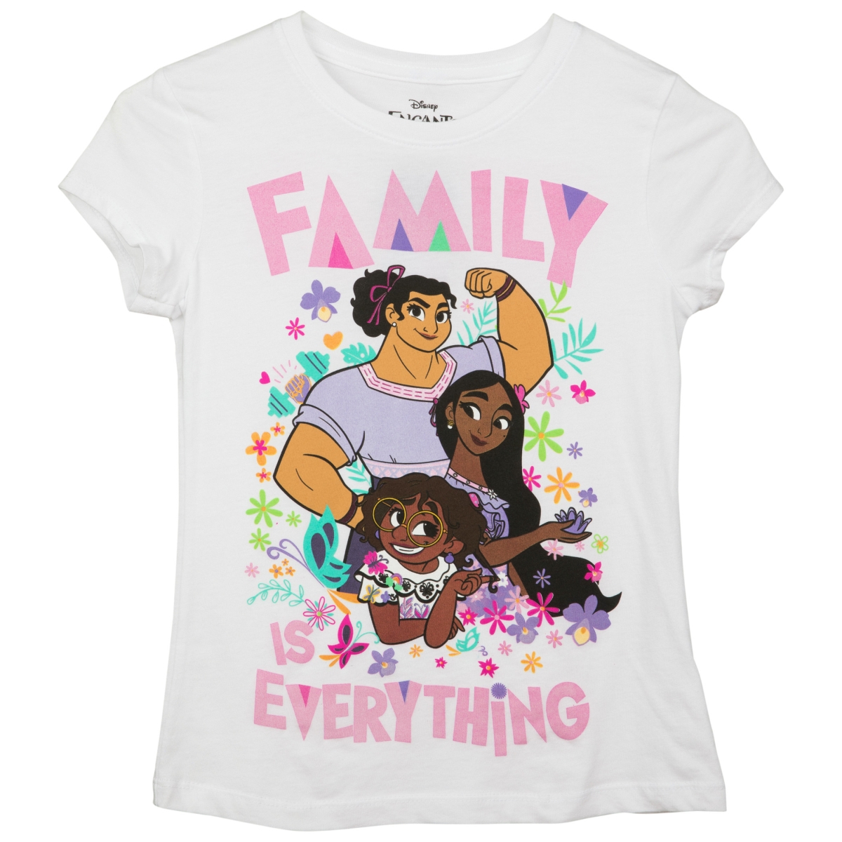 Picture of Disney 863146-medium Encanto Family is Everything Juniors T-Shirt&#44; Medium