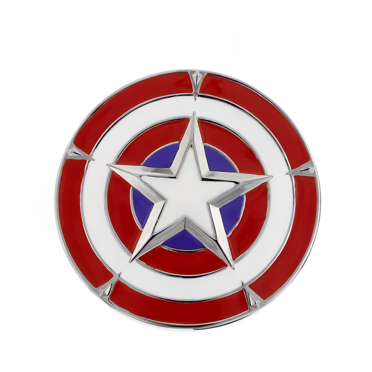 Picture of Captain America bucklecapstarshld Captain America 3D Star Shield Belt Buckle
