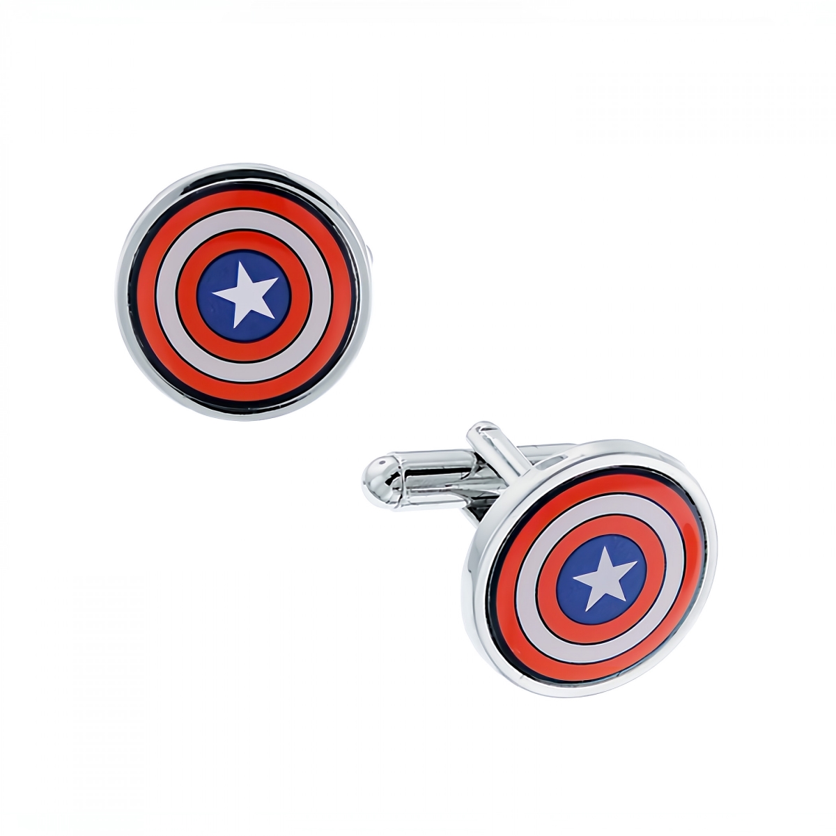 Picture of Captain America cufflinkcapshield Captain America Shield Cufflinks